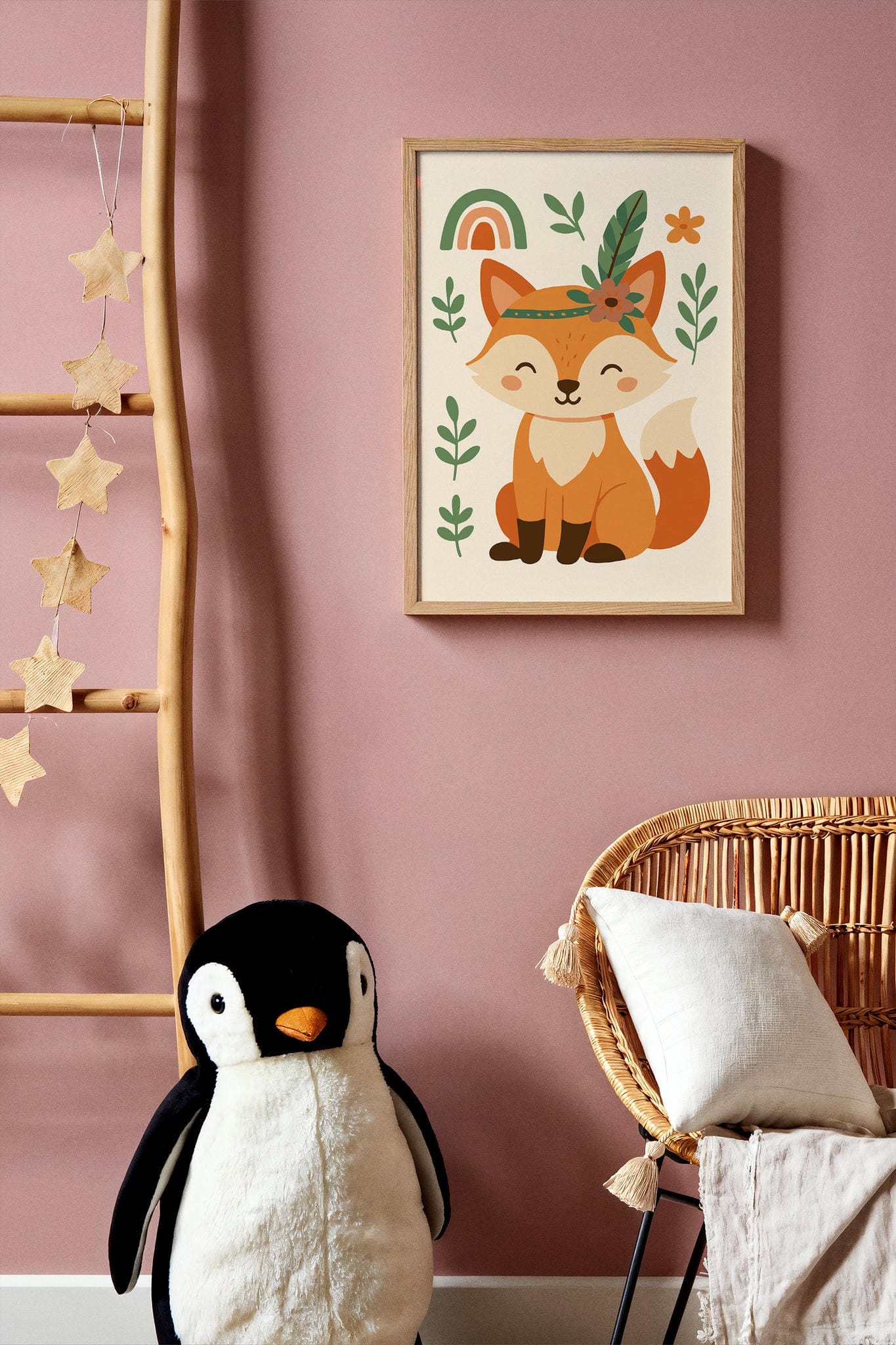 Adorable Fox Print – Forest Animal Decor