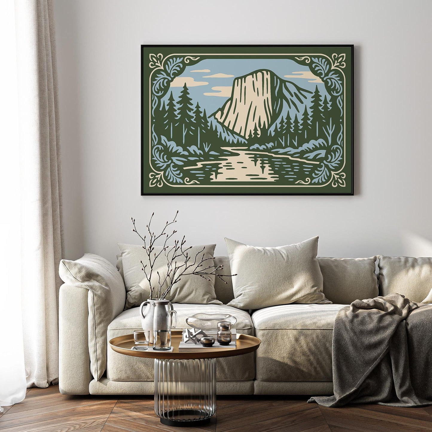 Yosemite National Park Poster - Landscape Horizontal Art Print