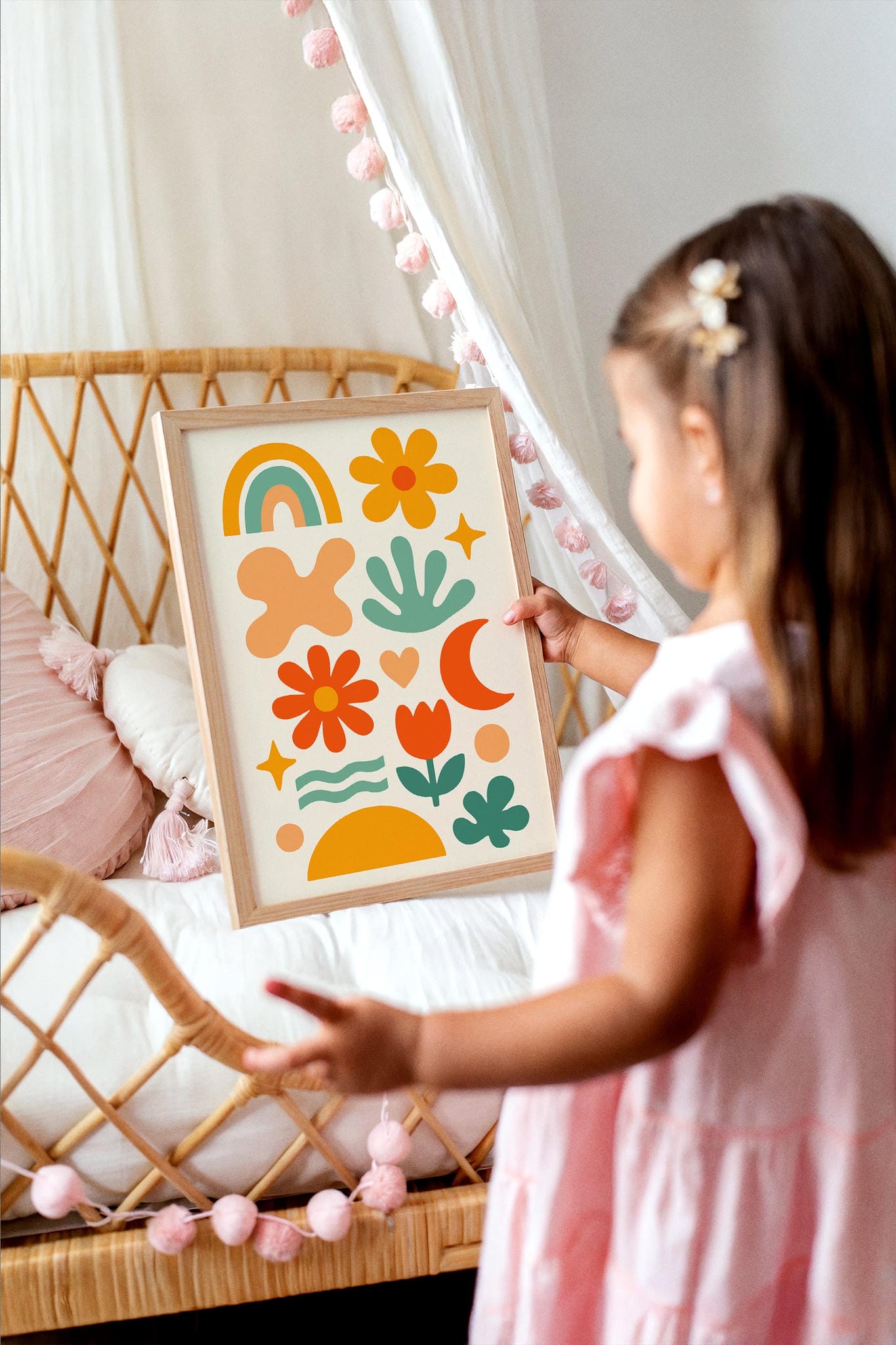 Mid-Century Nursery Art – Abstract Kids Decor