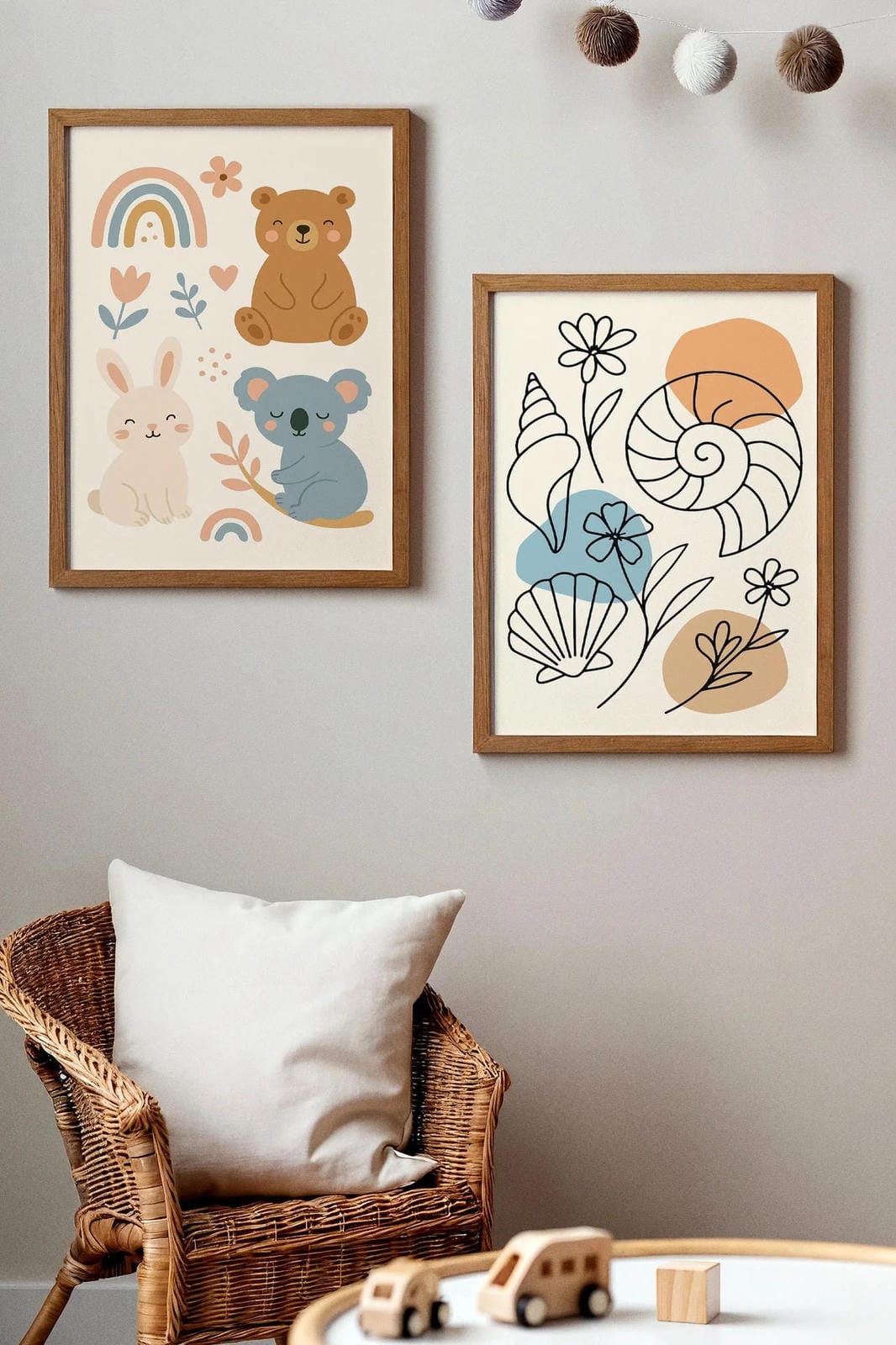 Minimalist Line Art Print – Coastal Wall Art