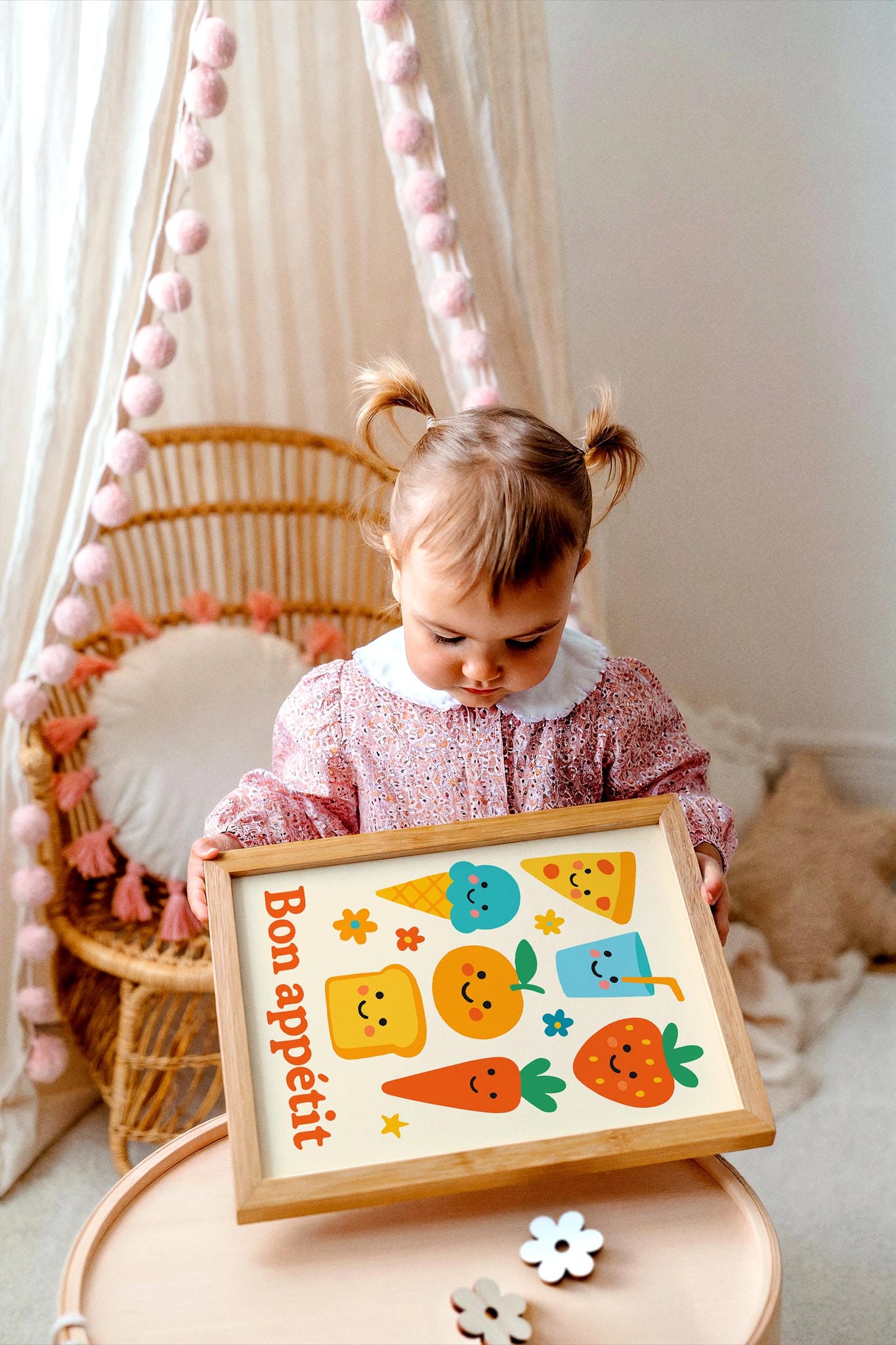 Bon Appetit Poster - Cute Breakfast Art Print