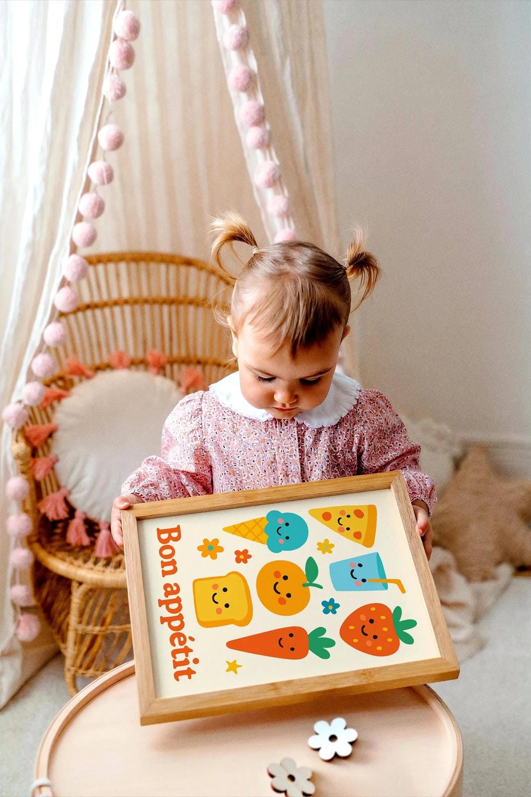 Bon Appetit Poster - Cute Breakfast Art Print