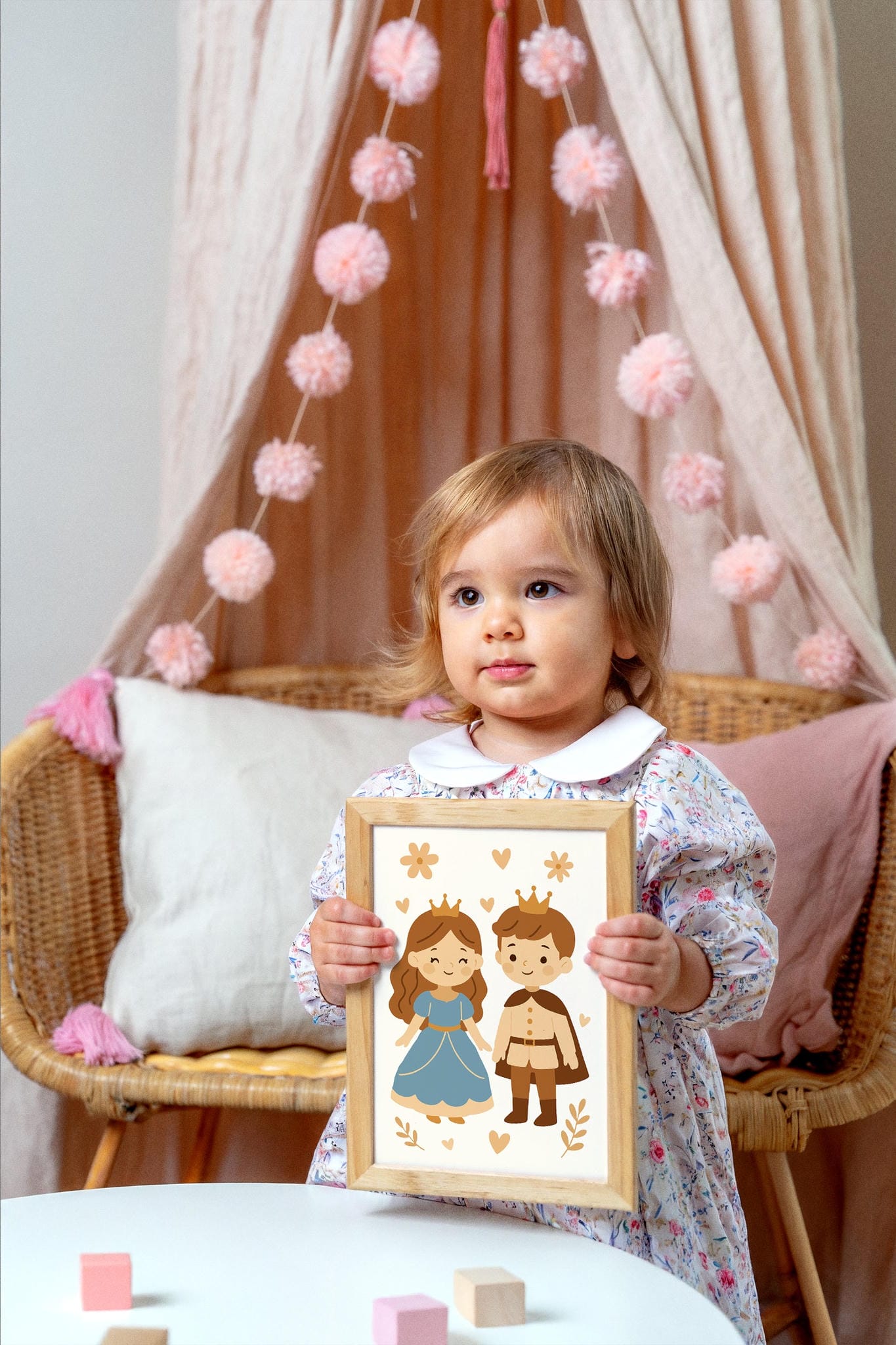 Fairy Tale Prince & Princess Print – Romantic Wall Art