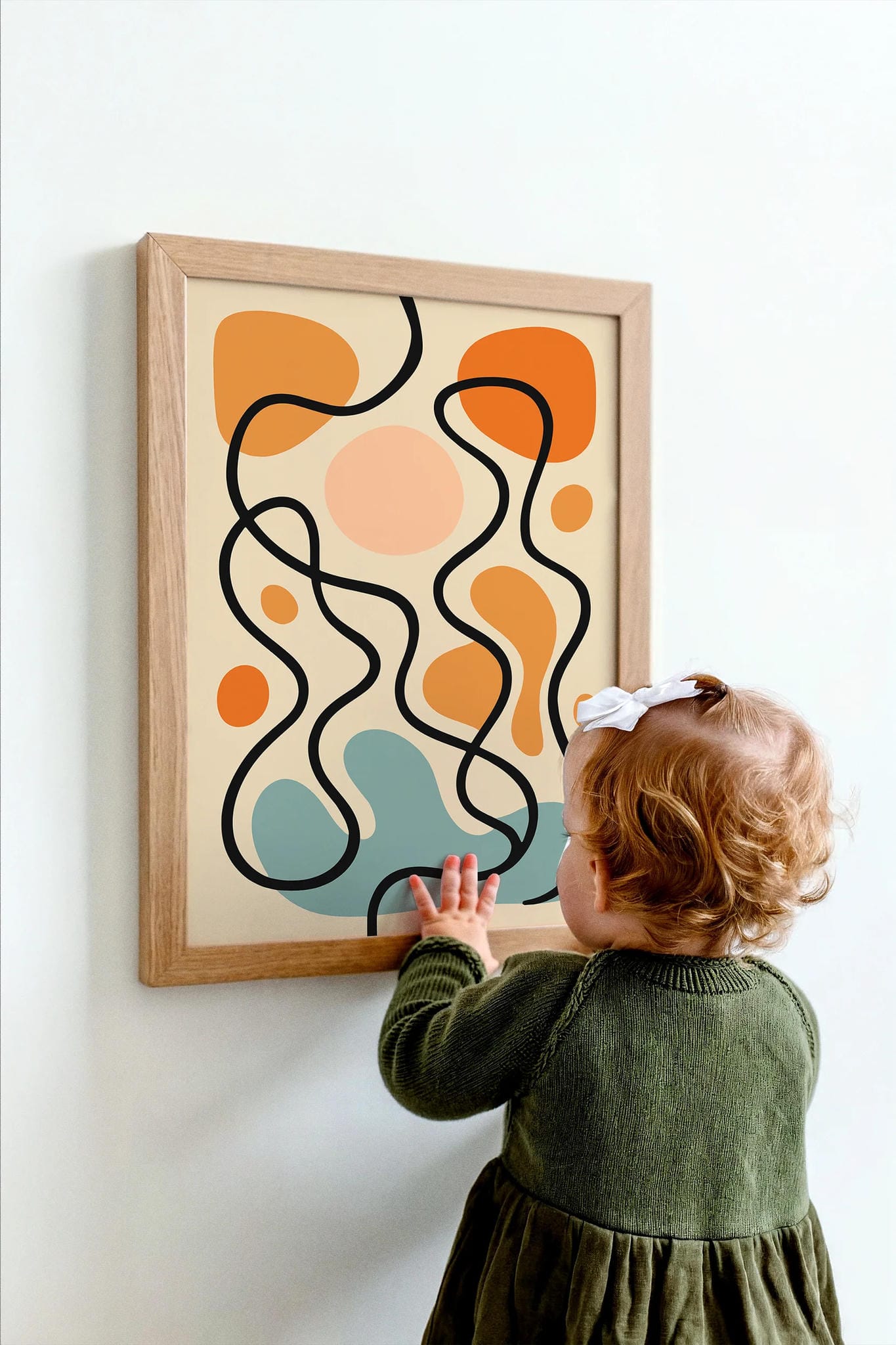 Abstract Liquid Shapes Art Print – Modern Aesthetic Wall Decor