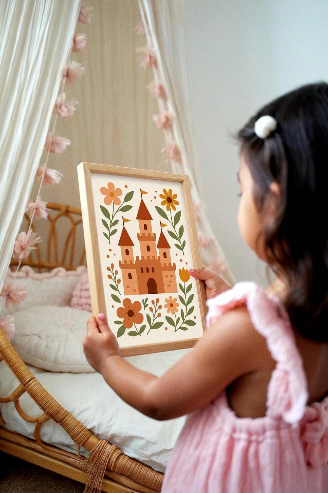 Boho Rustic Fairy Tale Castle Wall Art