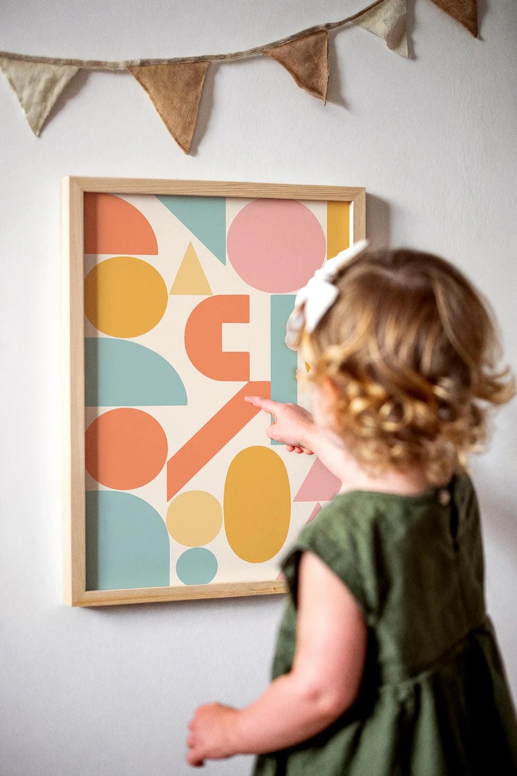 Pastel Geometric Wall Art – Modern Abstract Print