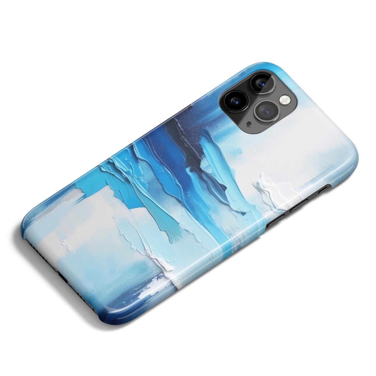 Abstract Ocean Painting Blue iPhone Case