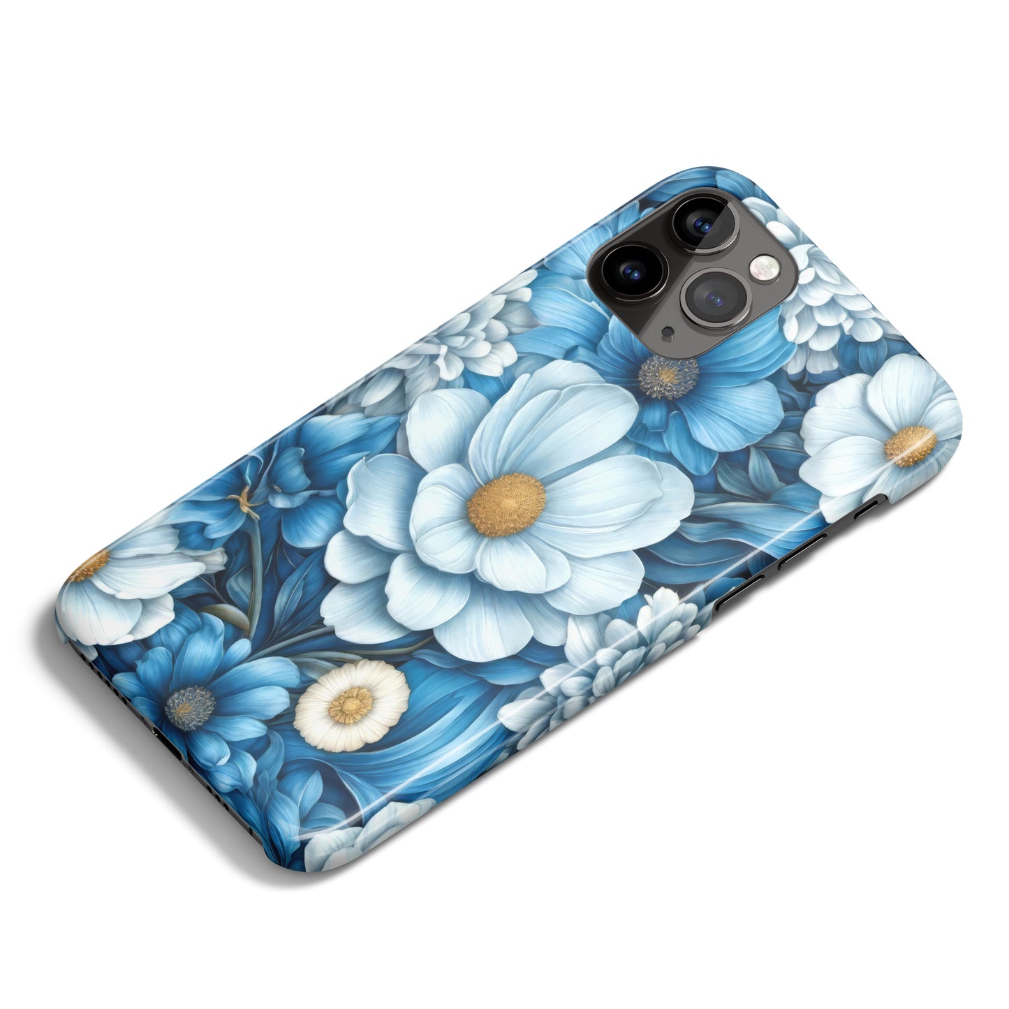 William Morris Floral Blue iPhone Case