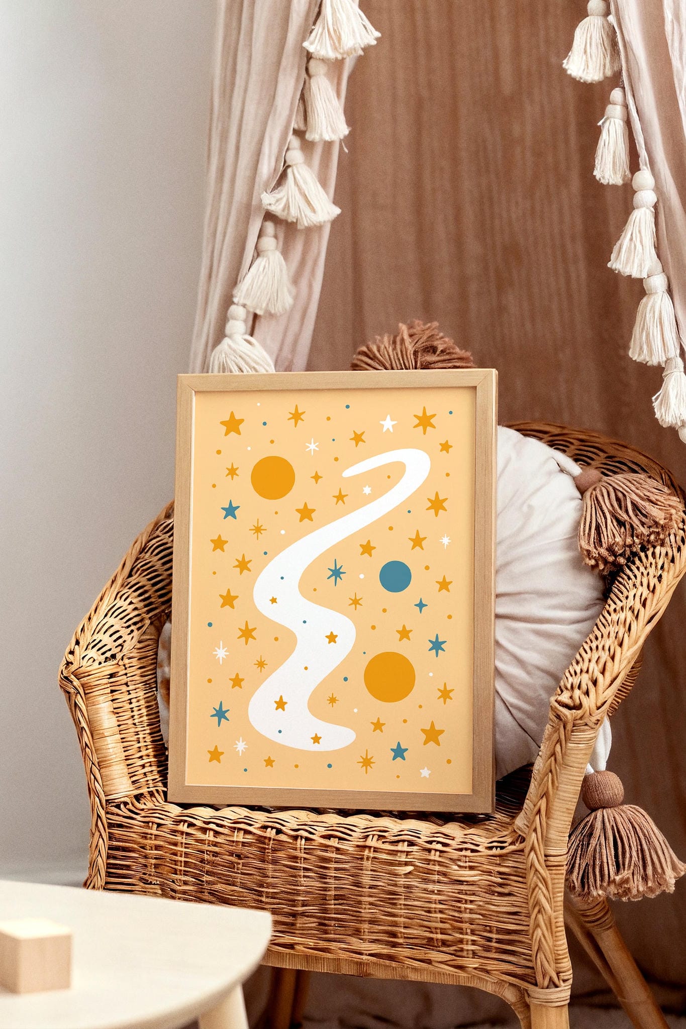 Milky Way Wall Art – Galaxy Night Sky Poster