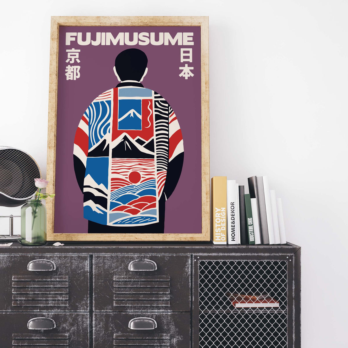Fujimusume Japanese Poster