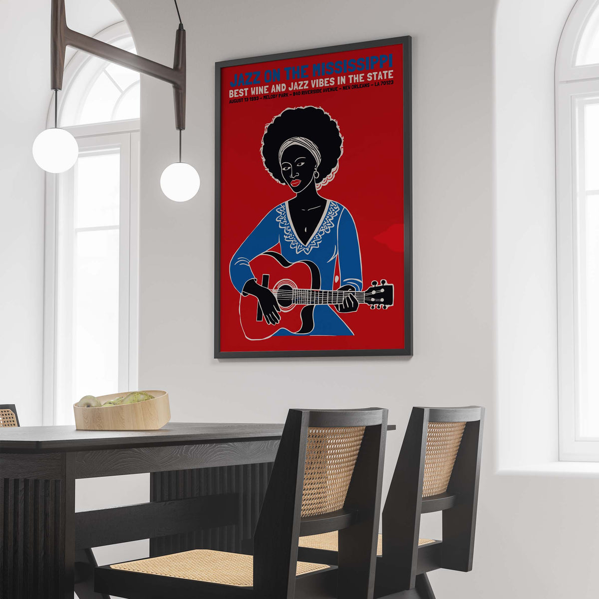 Jazz On The Mississippi Poster