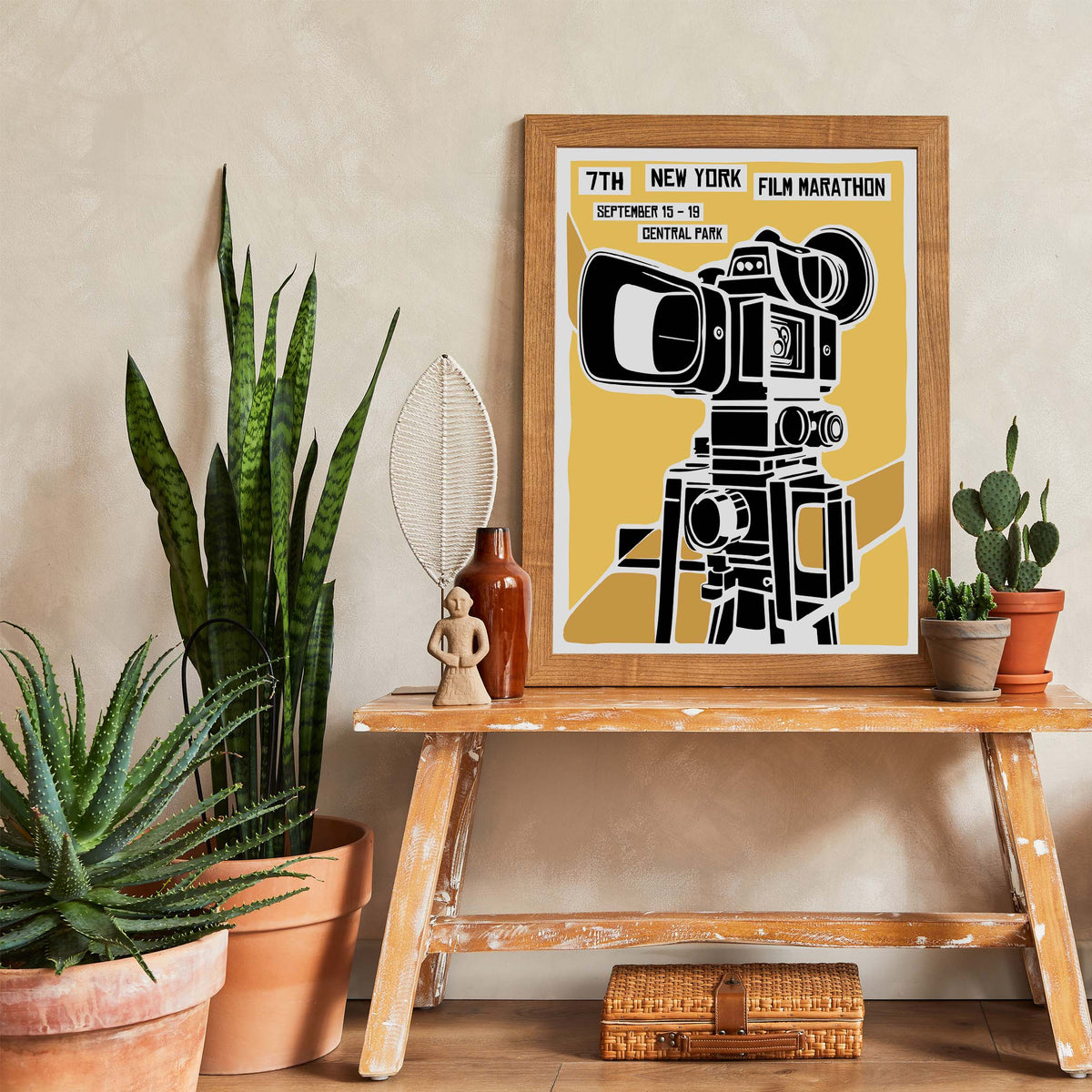 New York Film Marathon Poster Print