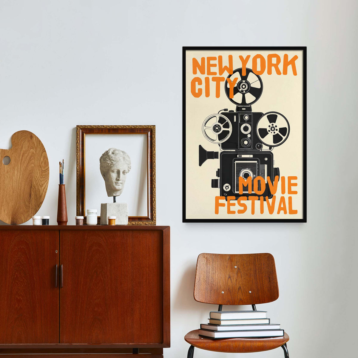 New York Movie Festival Poster Print