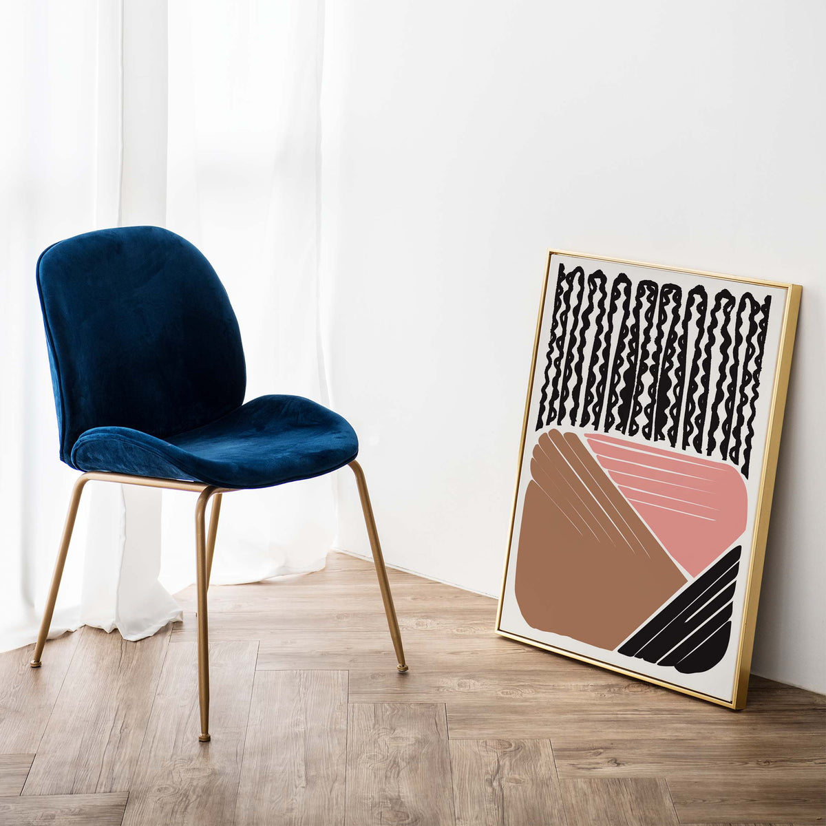Organic Shapes Wall Print