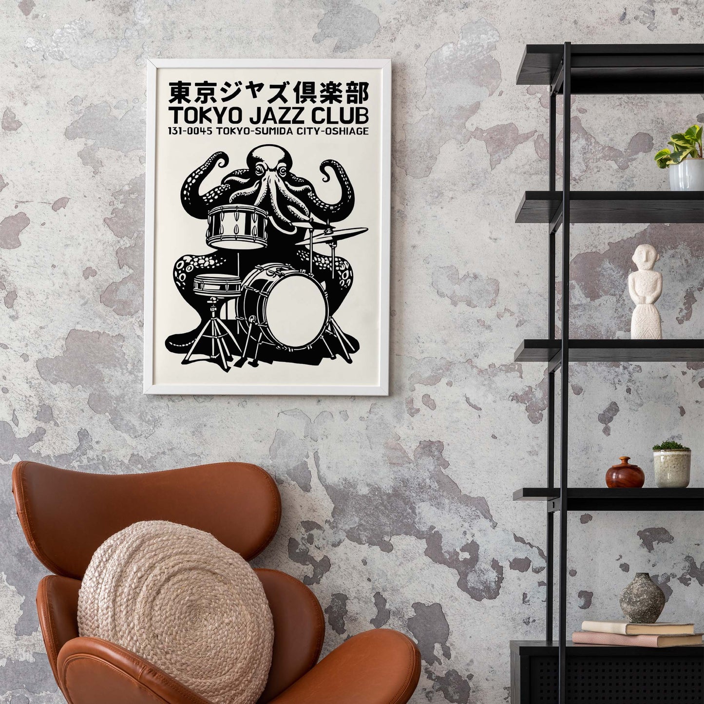 Tokyo Jazz Club Octopus Print