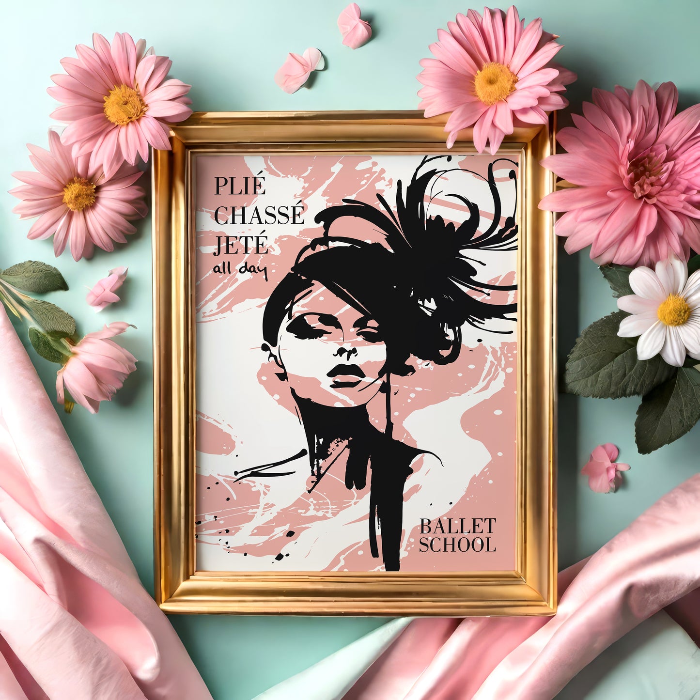 Ballet School Poster for Little Ballerina