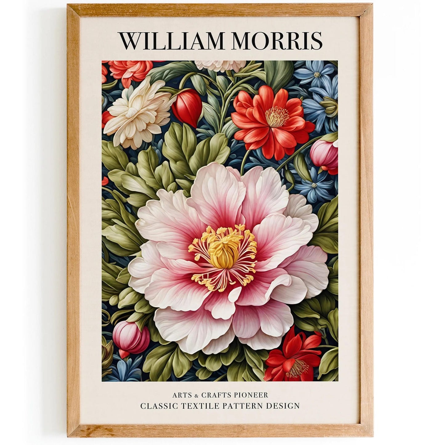 Vintage William Morris Print: Victorian Botanical