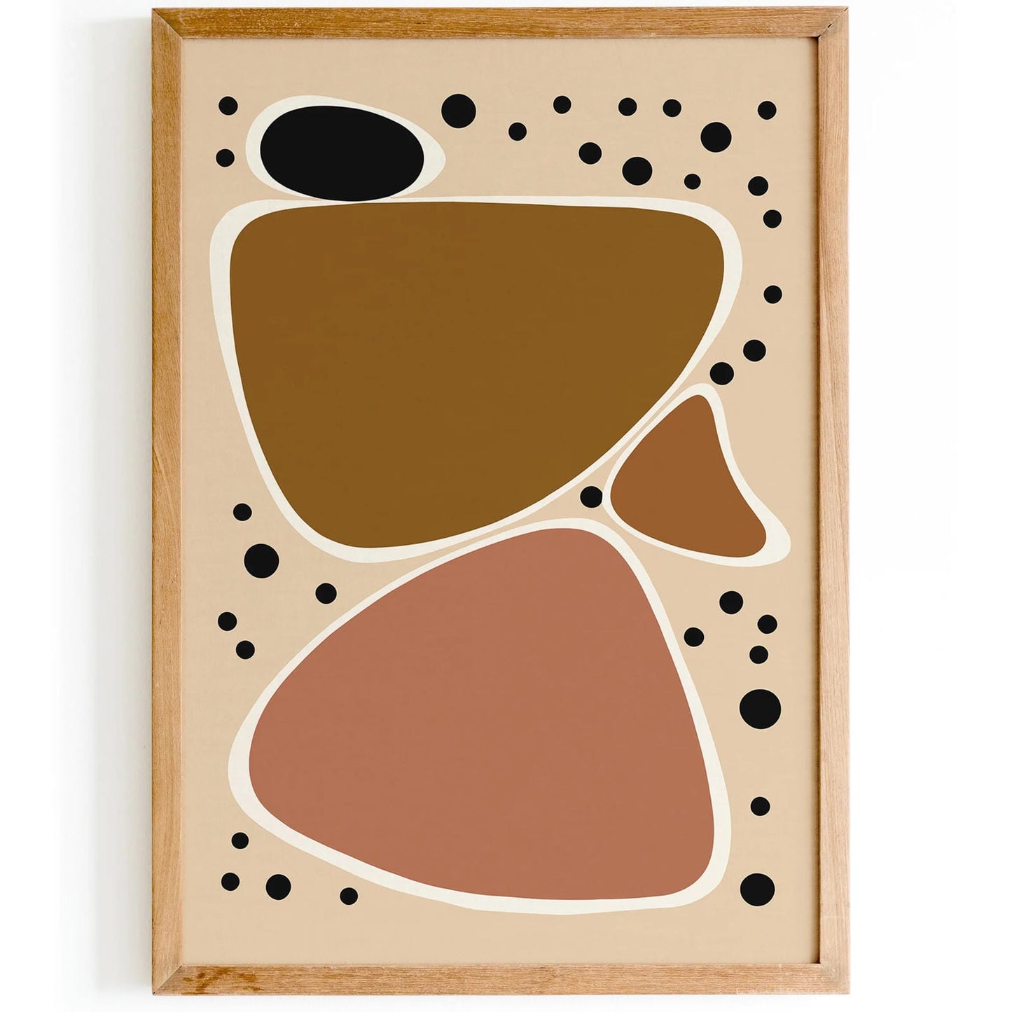 Modern Neutral Tones Abstract Print 2025