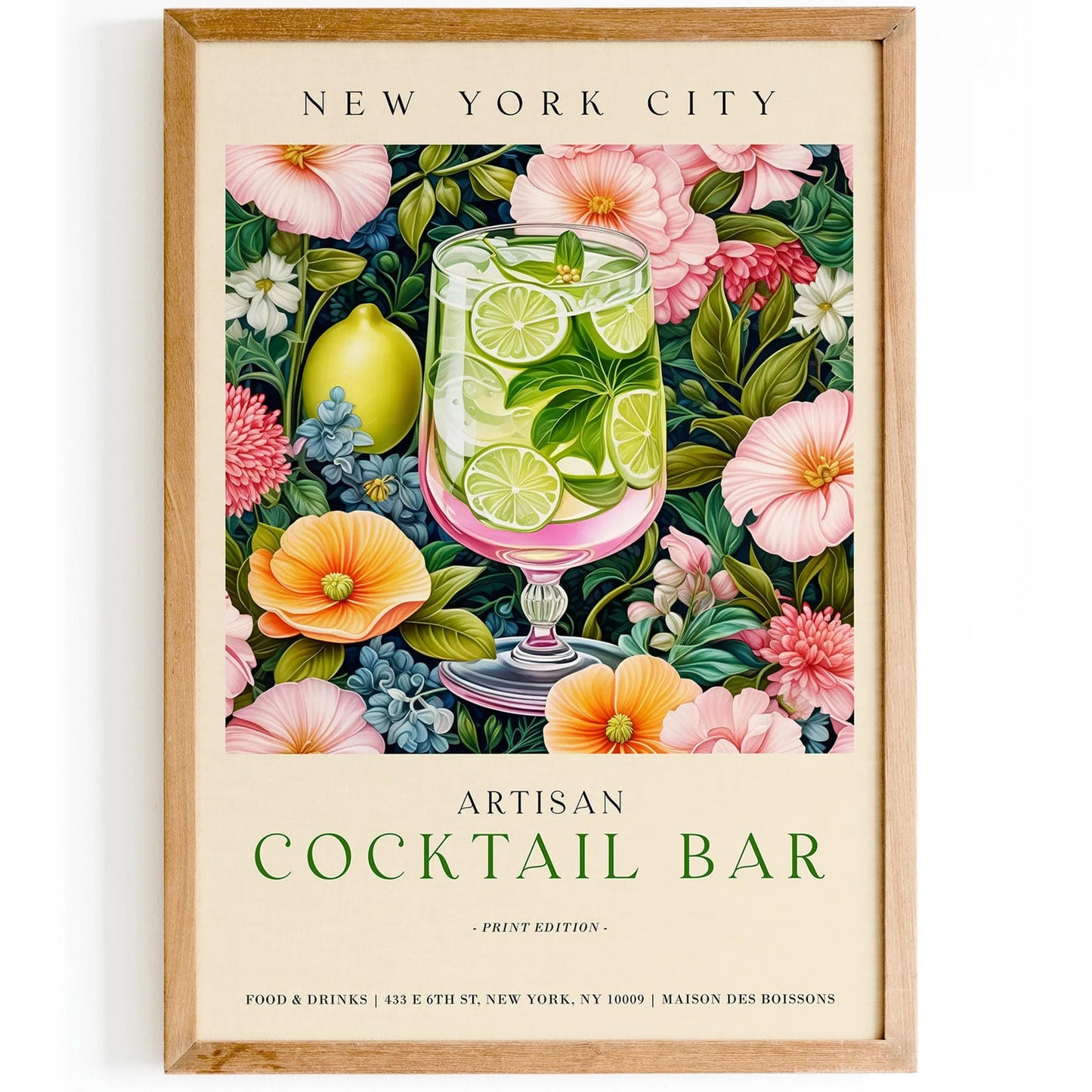 Coctail Bar Luxury Kitchen Wall Art