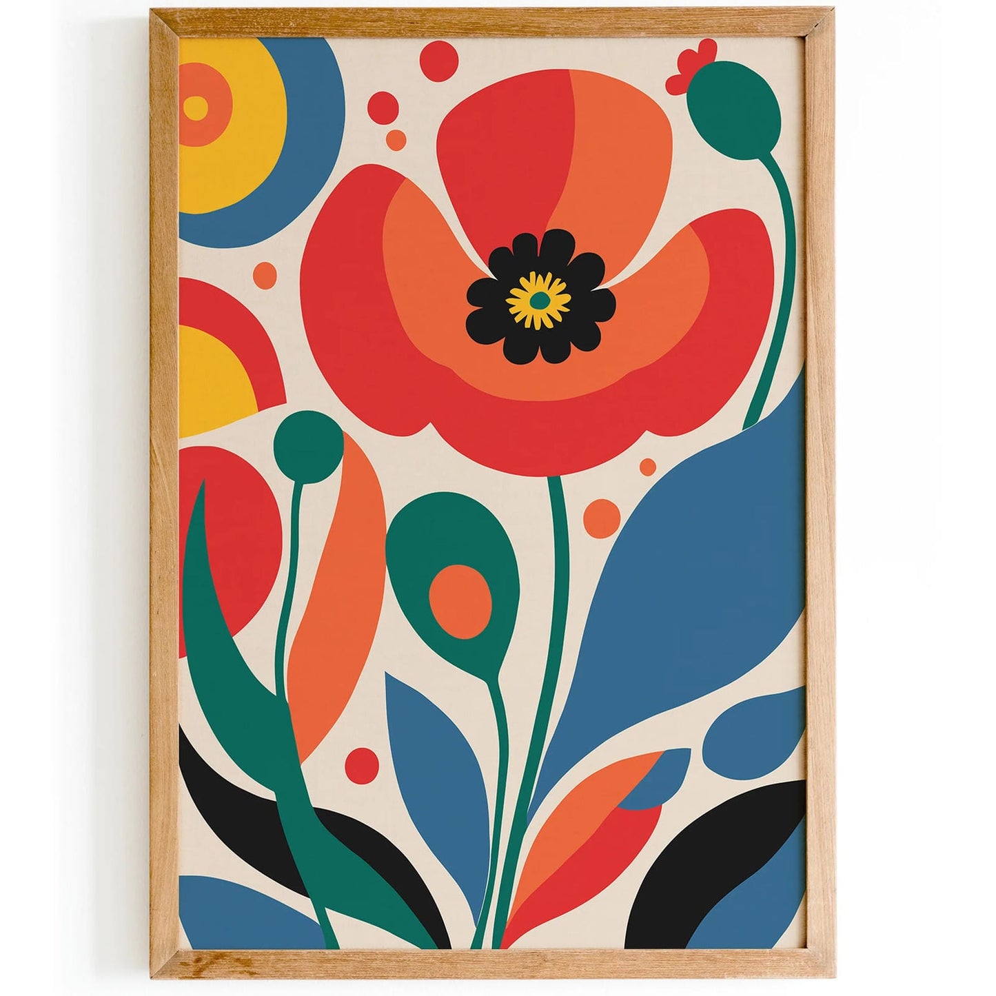 Colorful Botanical Wall Art Print