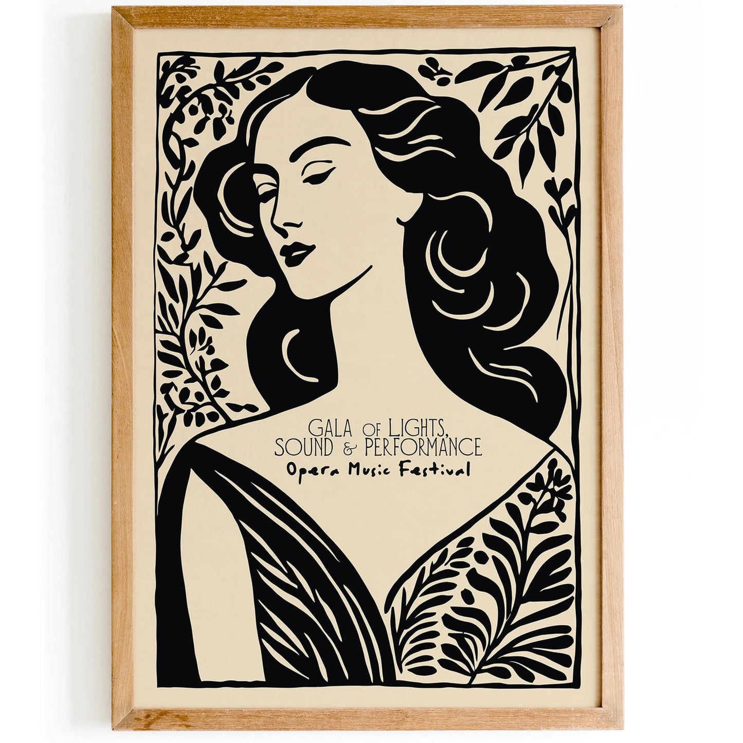 Opera Music Elegant Art Print