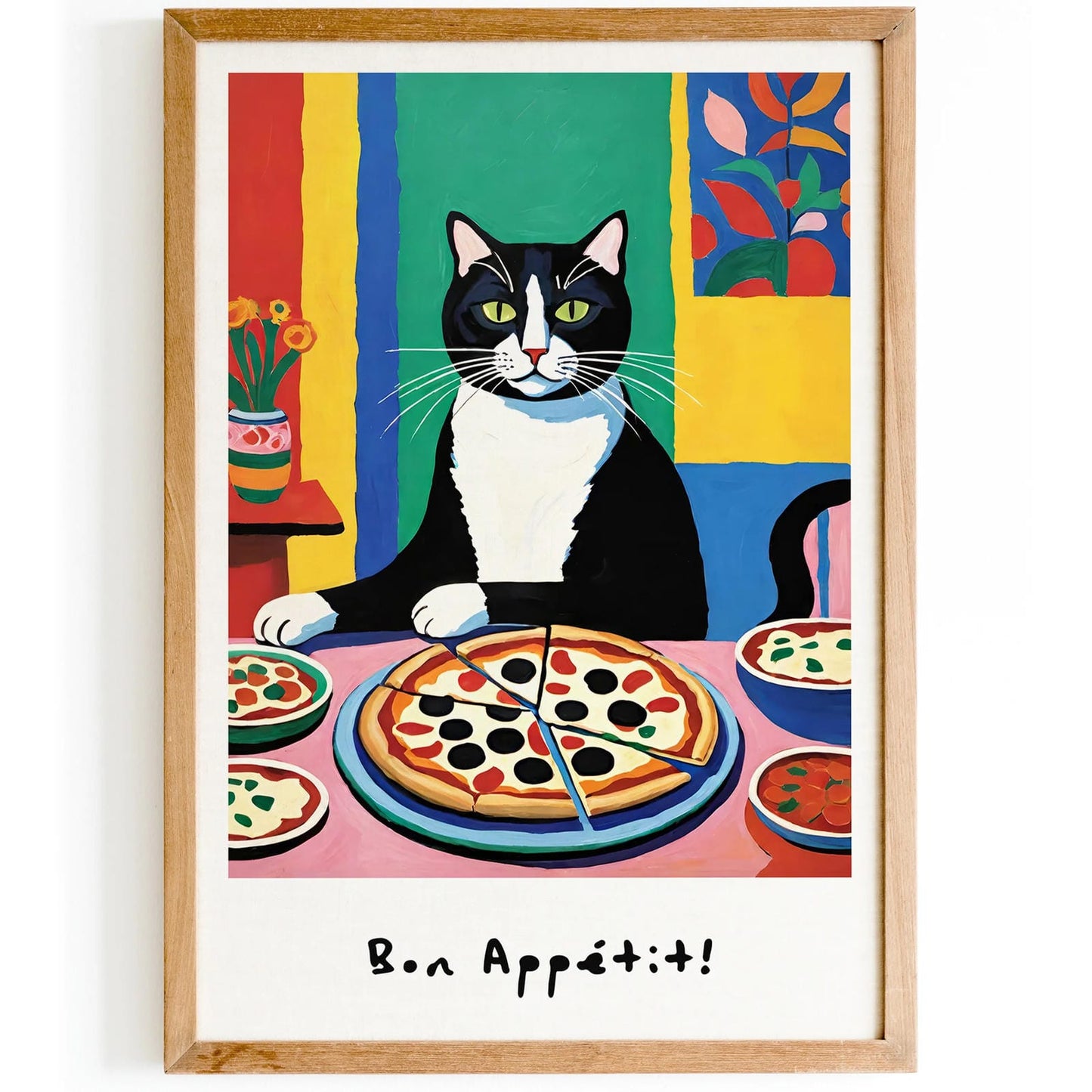 Bon Appétit Pizza Lovers Poster