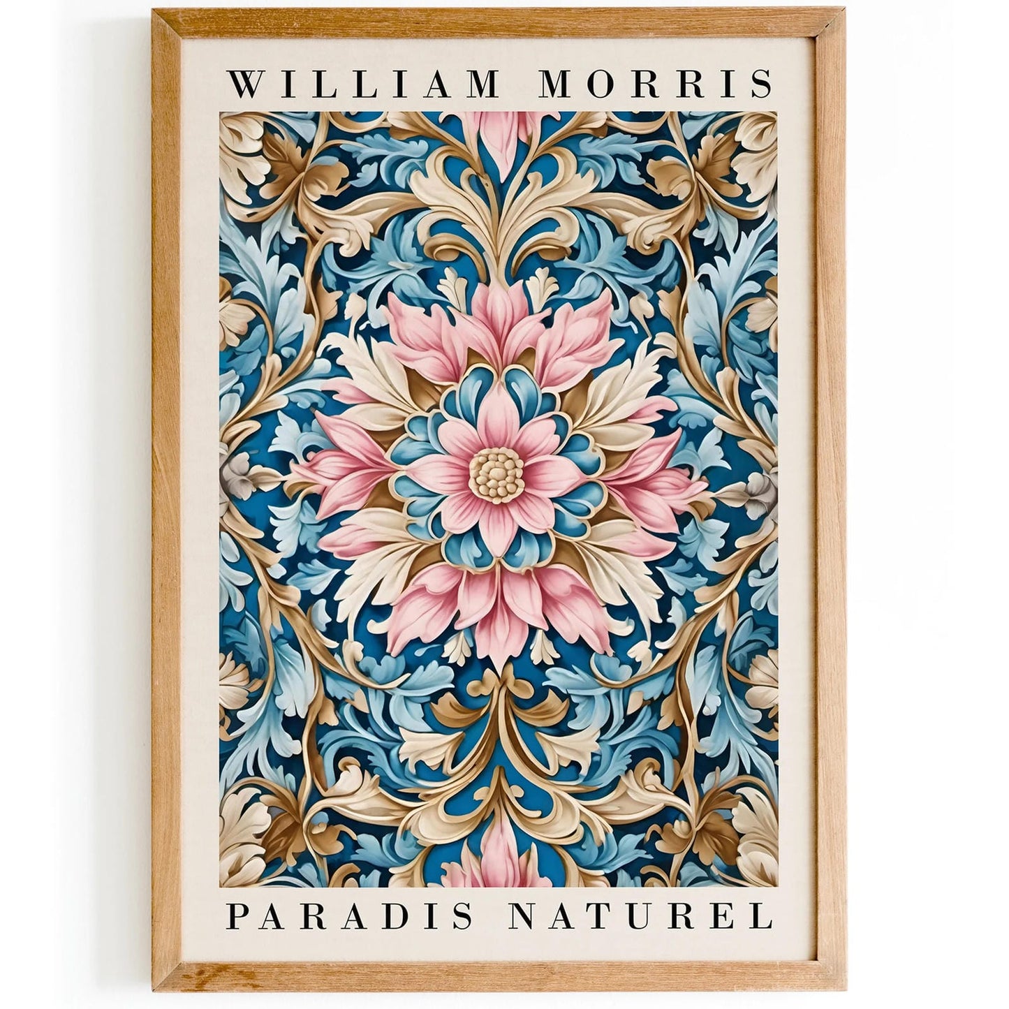 Art Nouveau M. Morris Inspired Poster