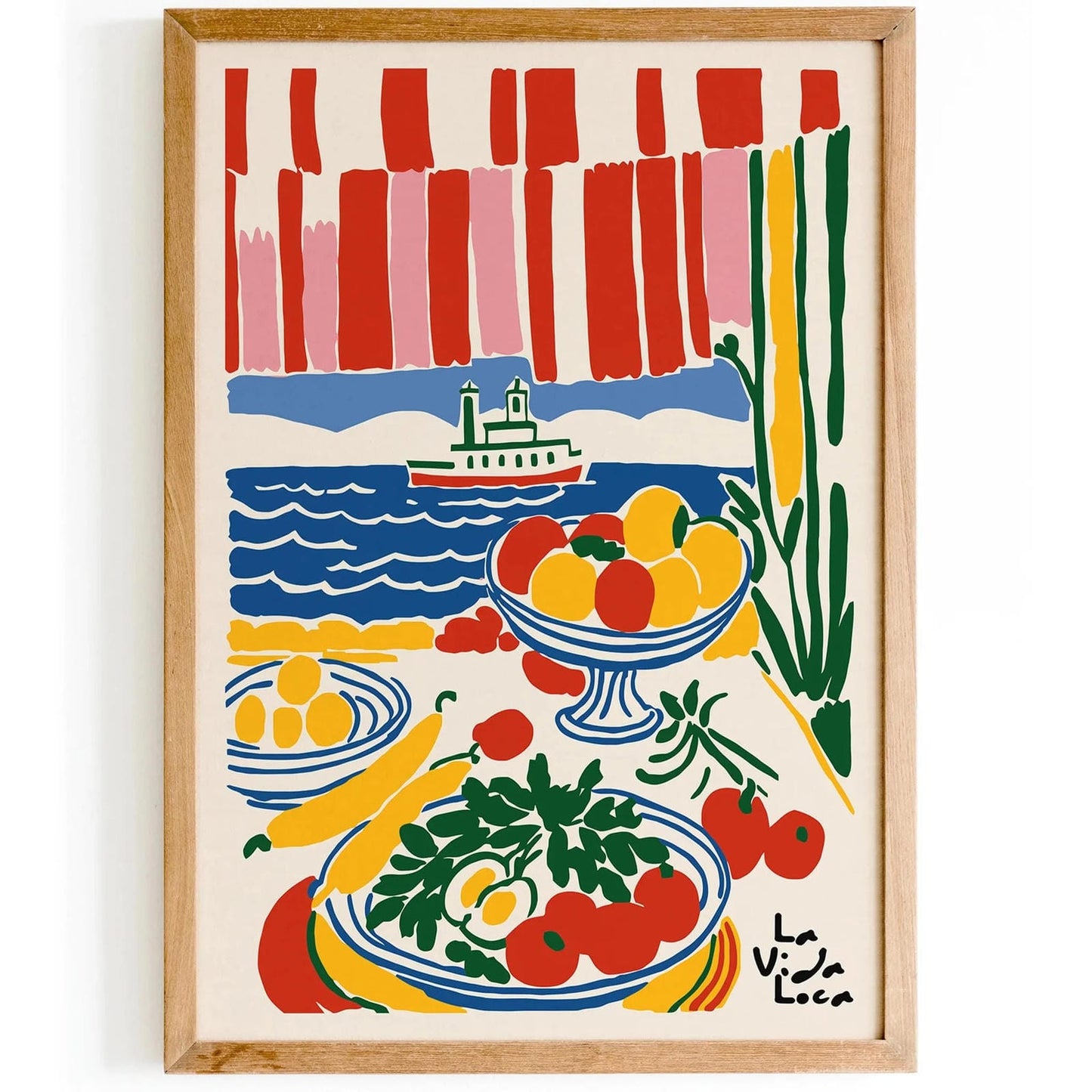 La Vida Loca Colorful Holiday Poster