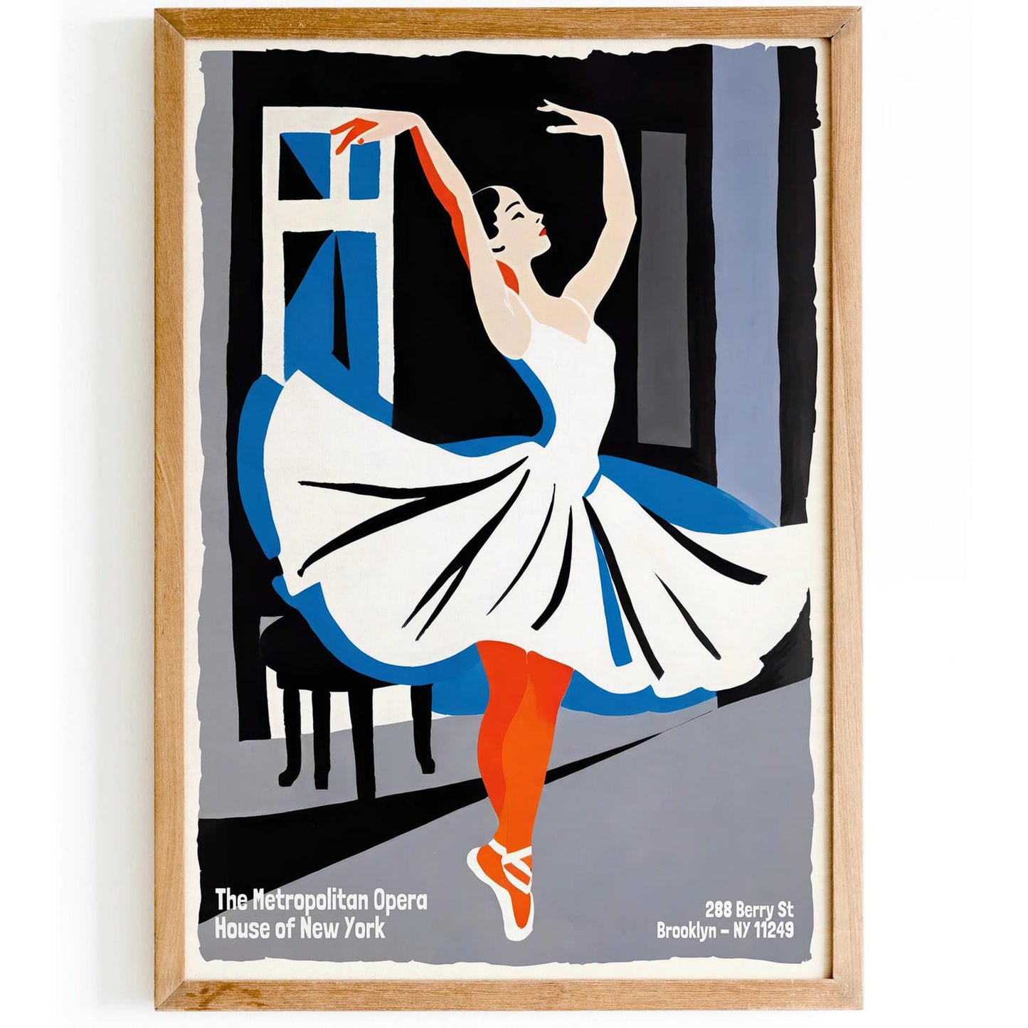 Metropolitan Opera House of New York Ballet Poster