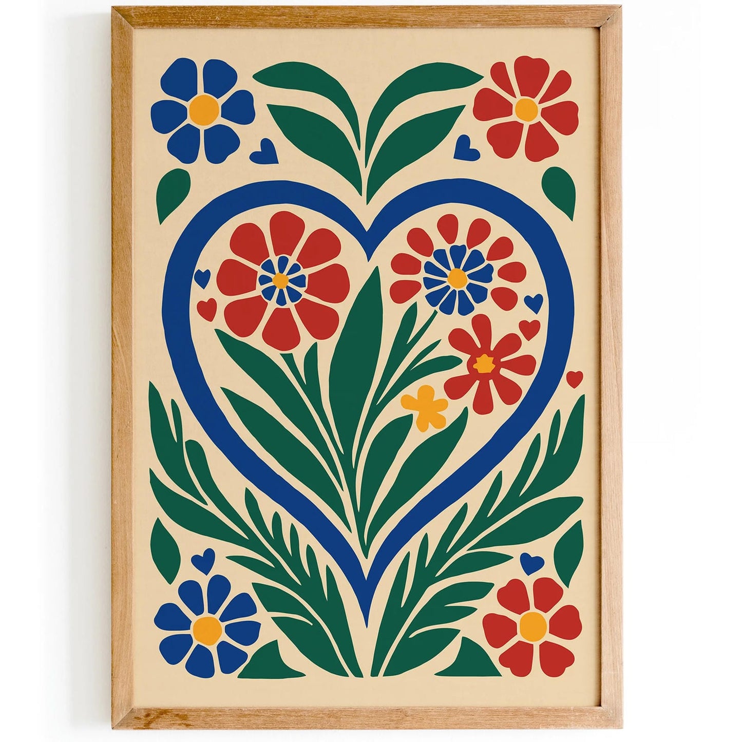 Retro Nature Art Print for Kitchen Wall Decor