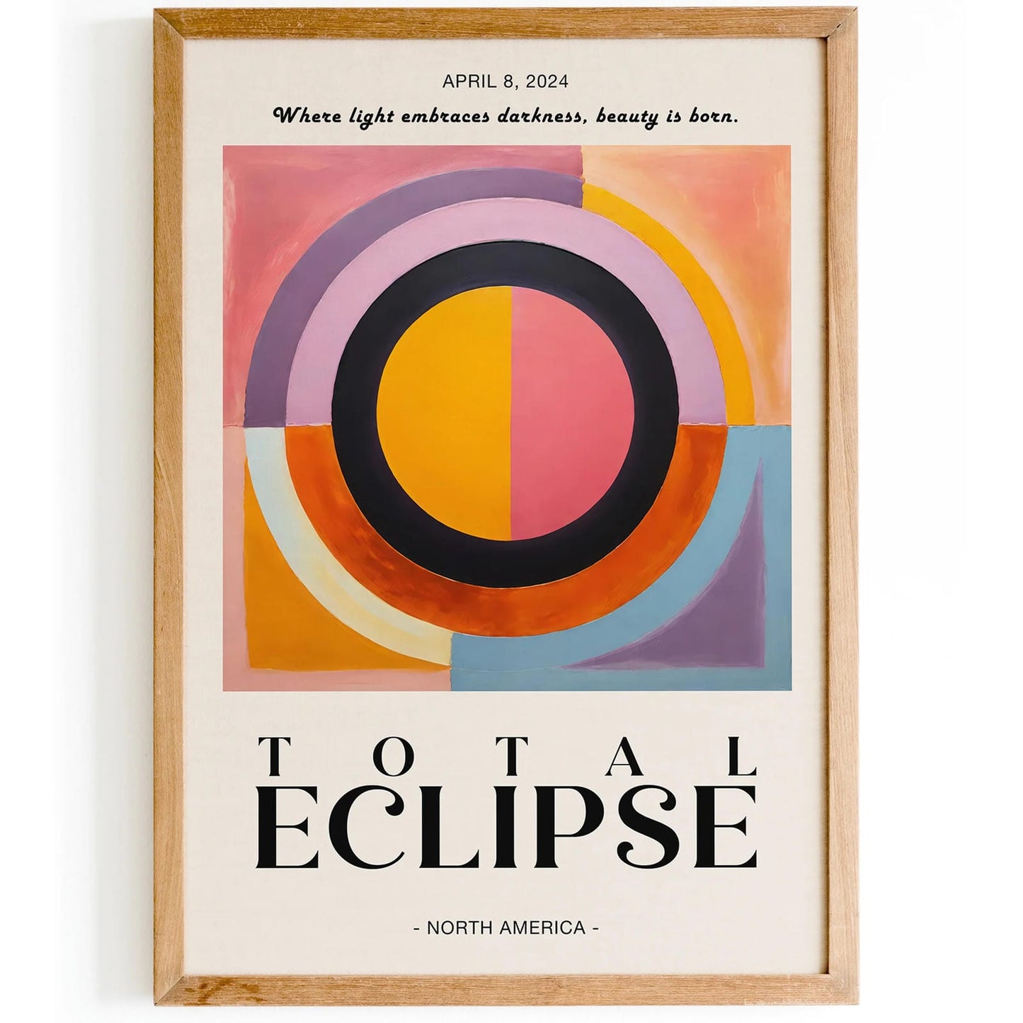 Total Eclipse Space Poster