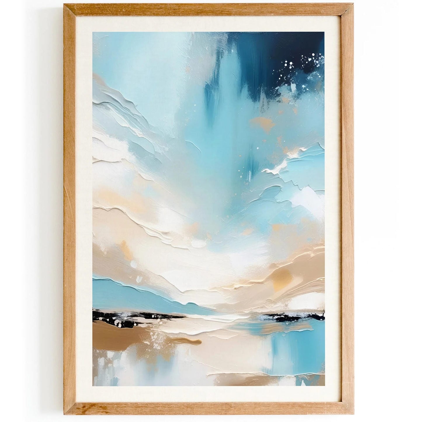 Whimsical Visions: Artistic Abstract Poster for Home