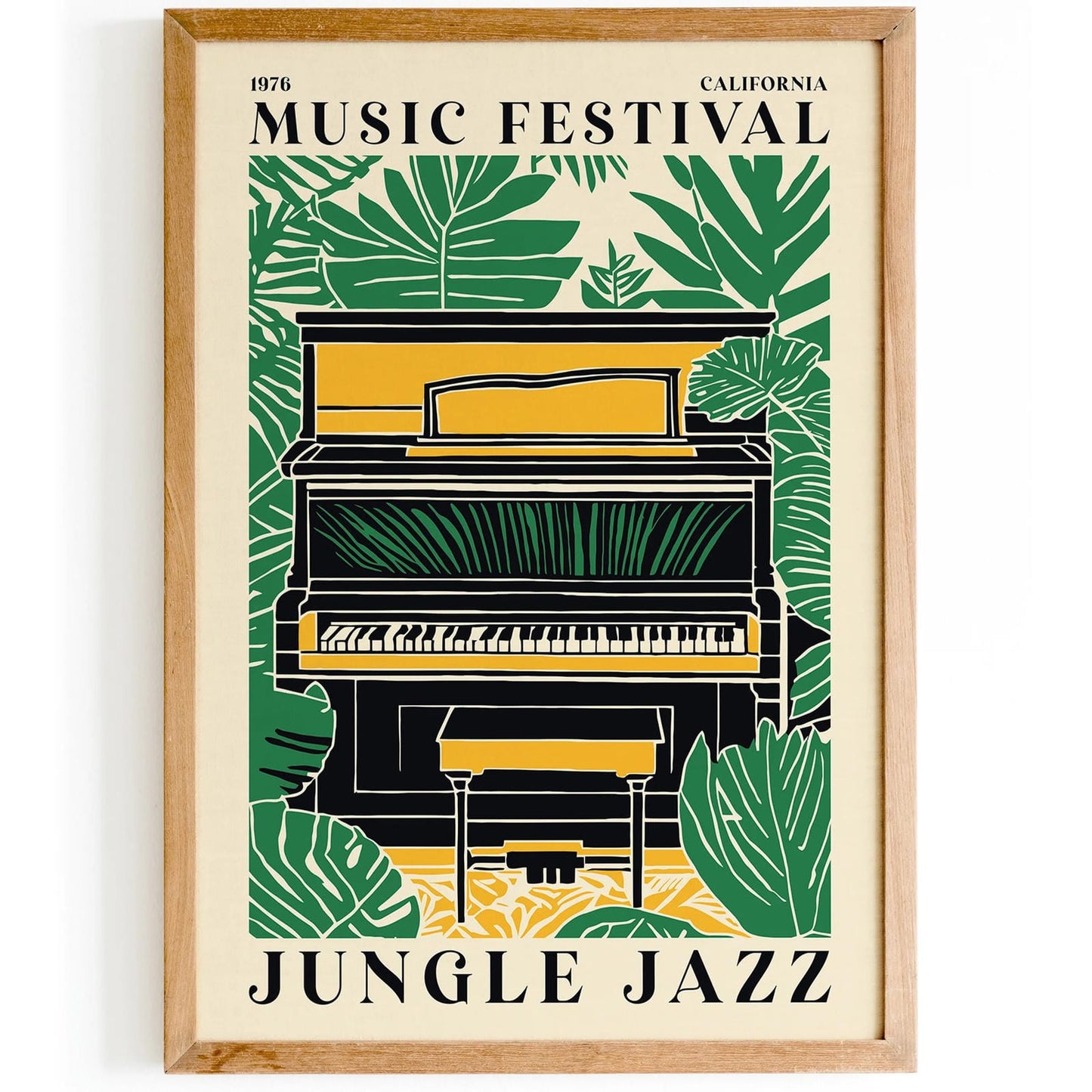 Jungle Jazz Music Festival Poster 2025