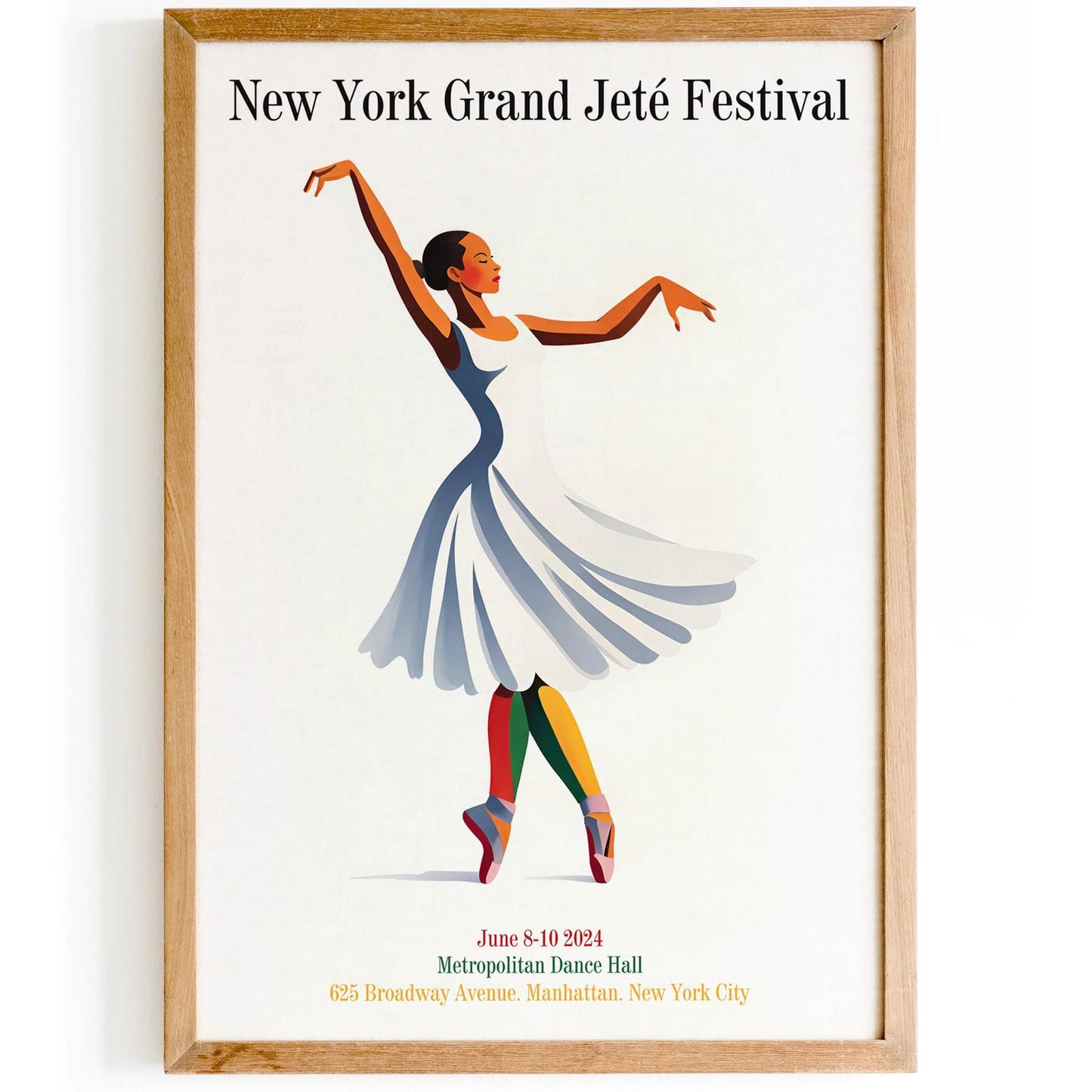 New York Grand Jeté Ballet Festival Poster