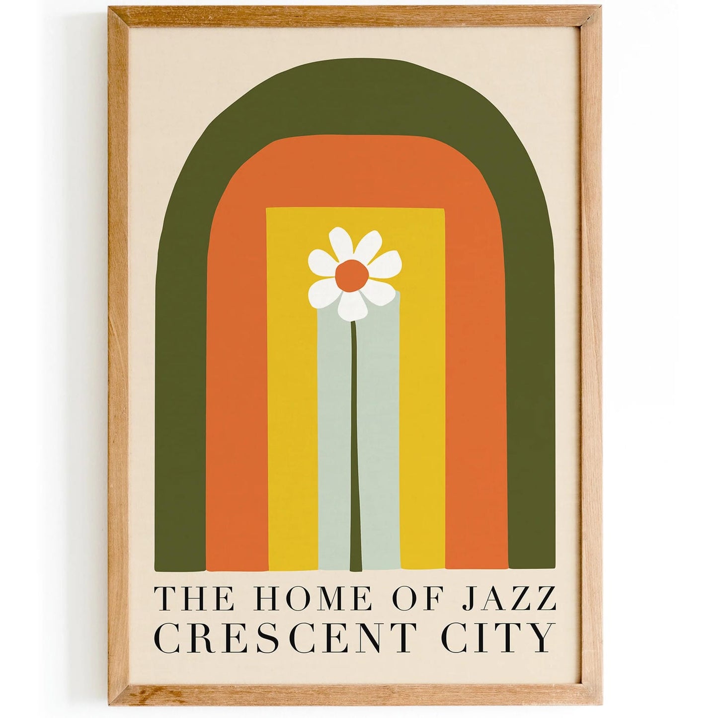 New Orleans The Home of Jazz Retro Poster