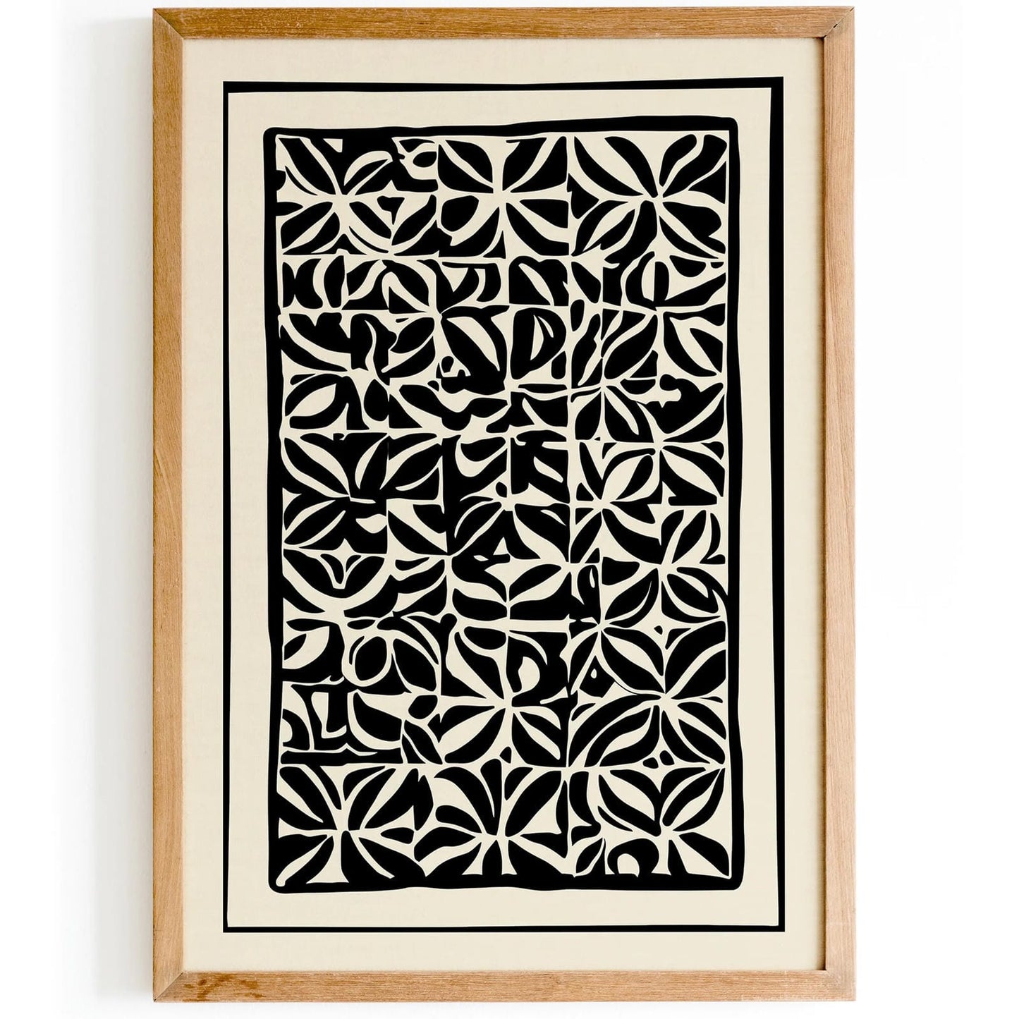 Abstraction Noire Poster