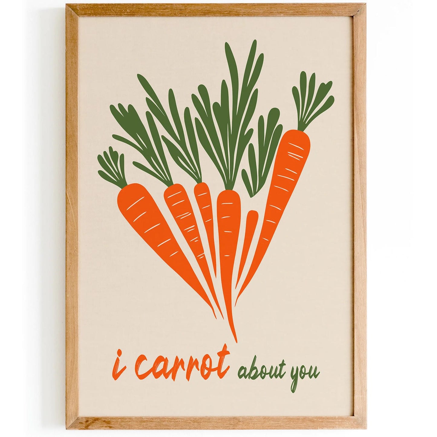 I carrot about you Poster