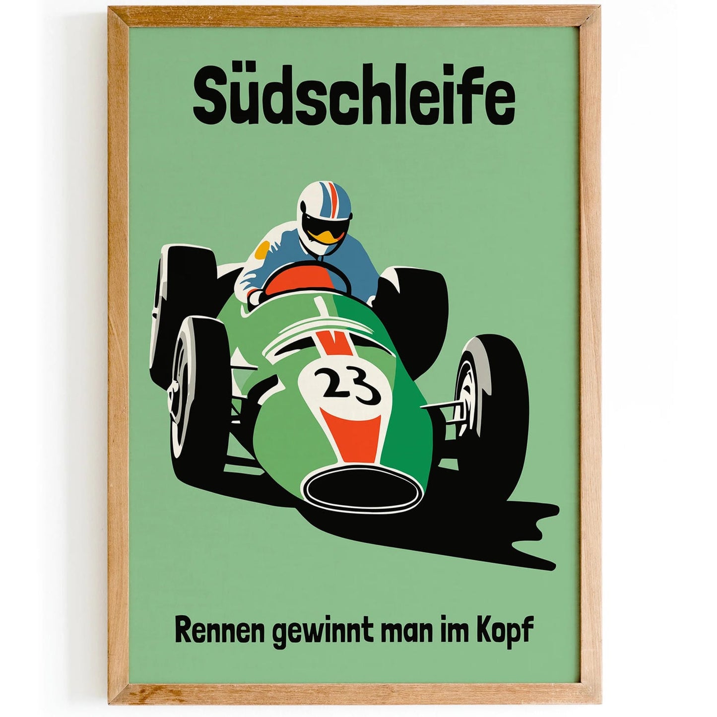 Nürburgring Südschleife Vintage Racing Poster