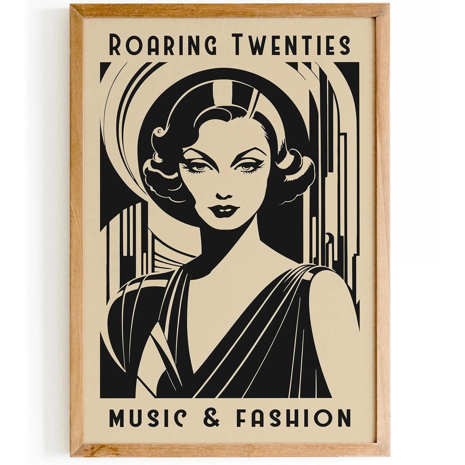 Roaring Twenties Poster – 1920s Music & Fashion Wall Art – HypeSheriff ...