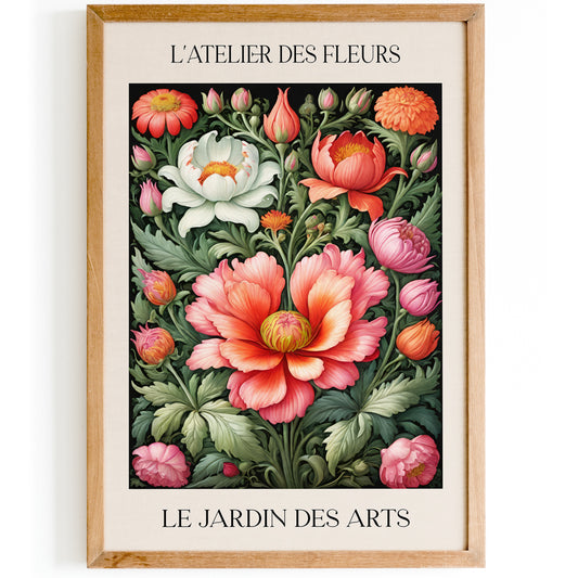 Le Jardin Des Arts Poster William Morris Print