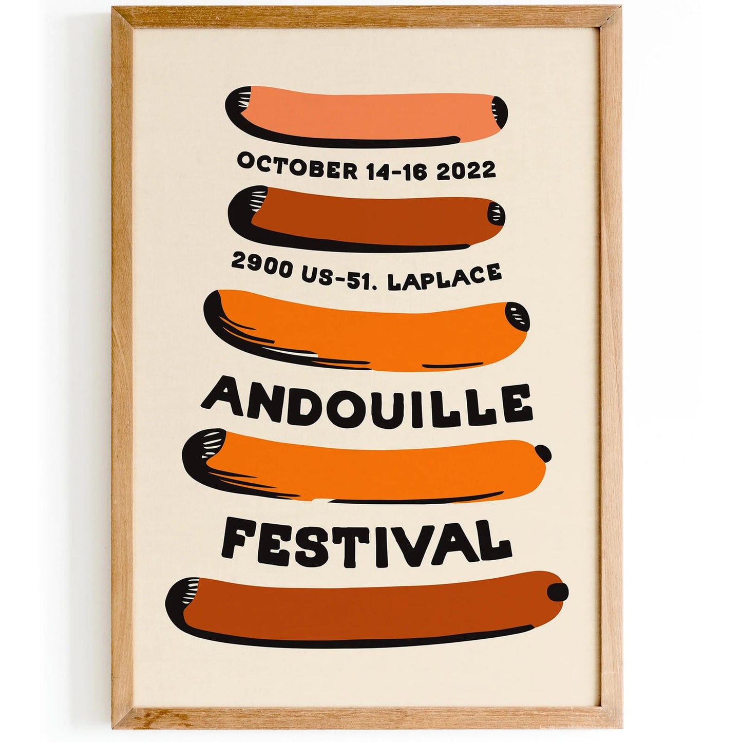 Andouille Sausage Festival 2022 Poster