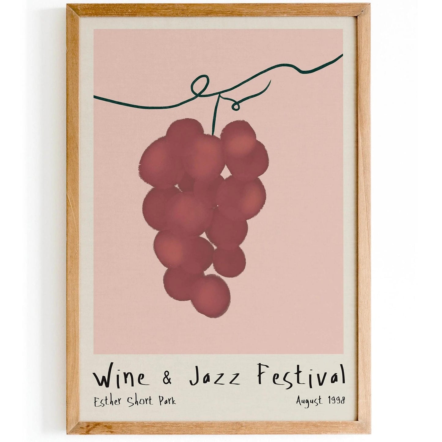 Wine and Jazz Festival Poster - HypeSheriff Europe