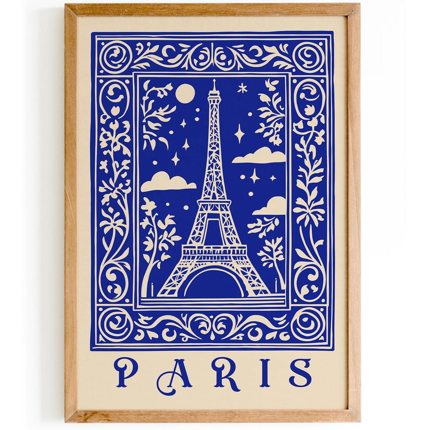 Paris Magic Landscape Eiffel Tower Print