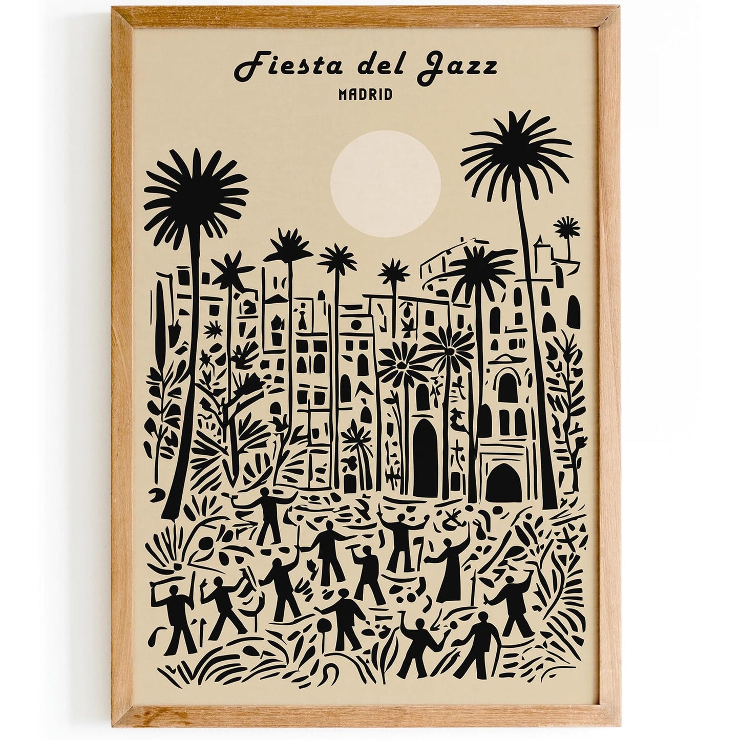 Fiesta del Jazz Madrid Music Poster
