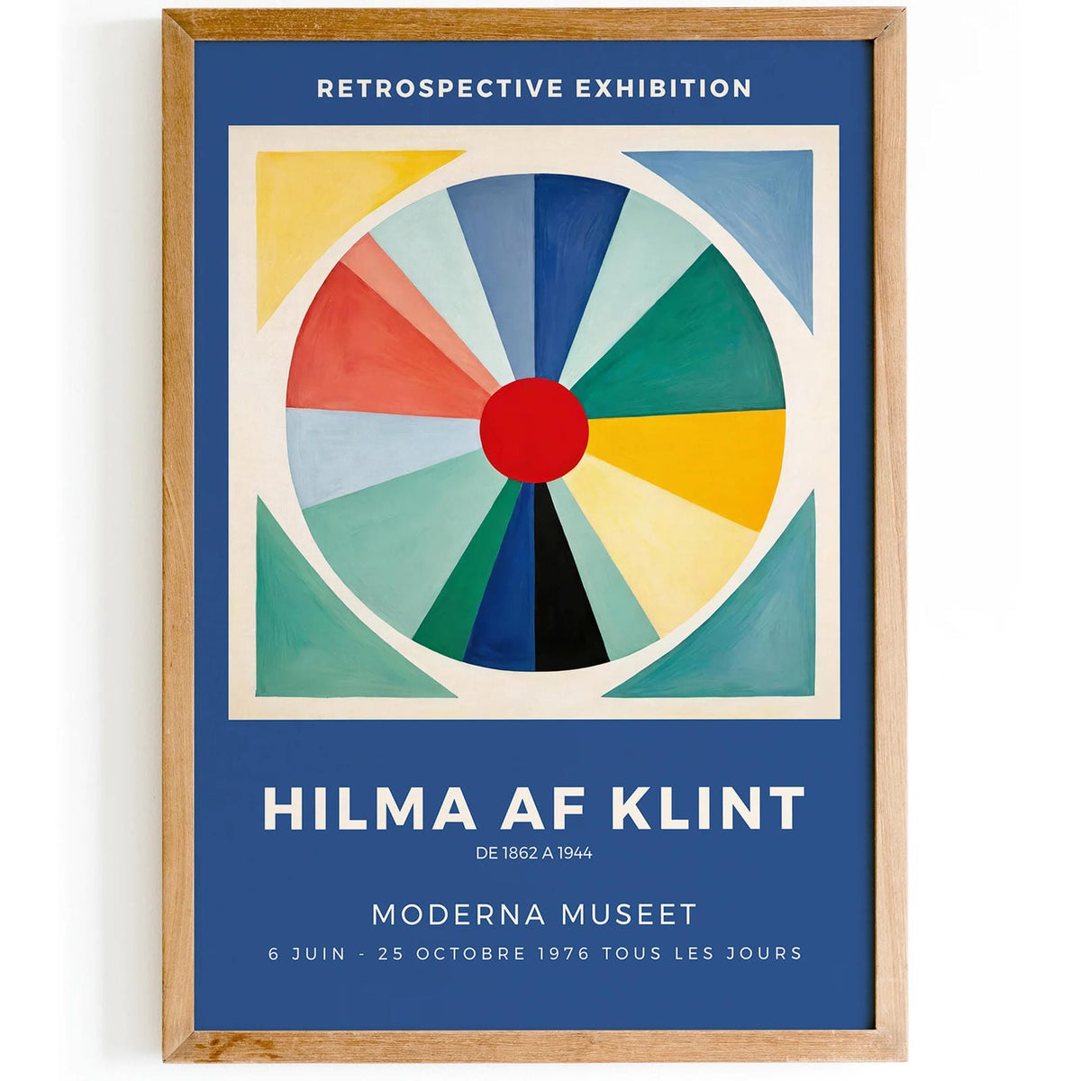 Blue Scandinavian Print - Hilma af Klint
