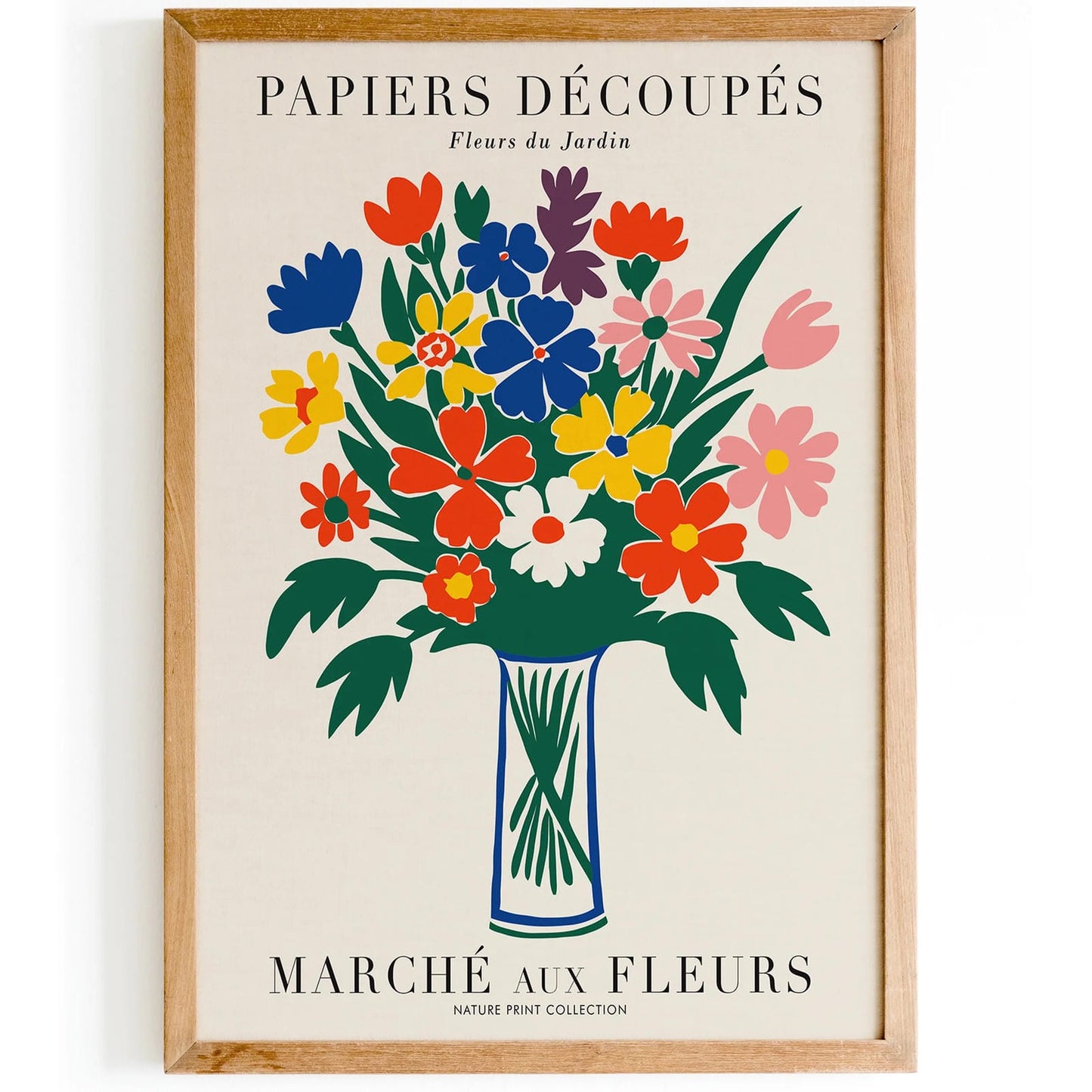 Elegant Flower Bouquet French Art Print