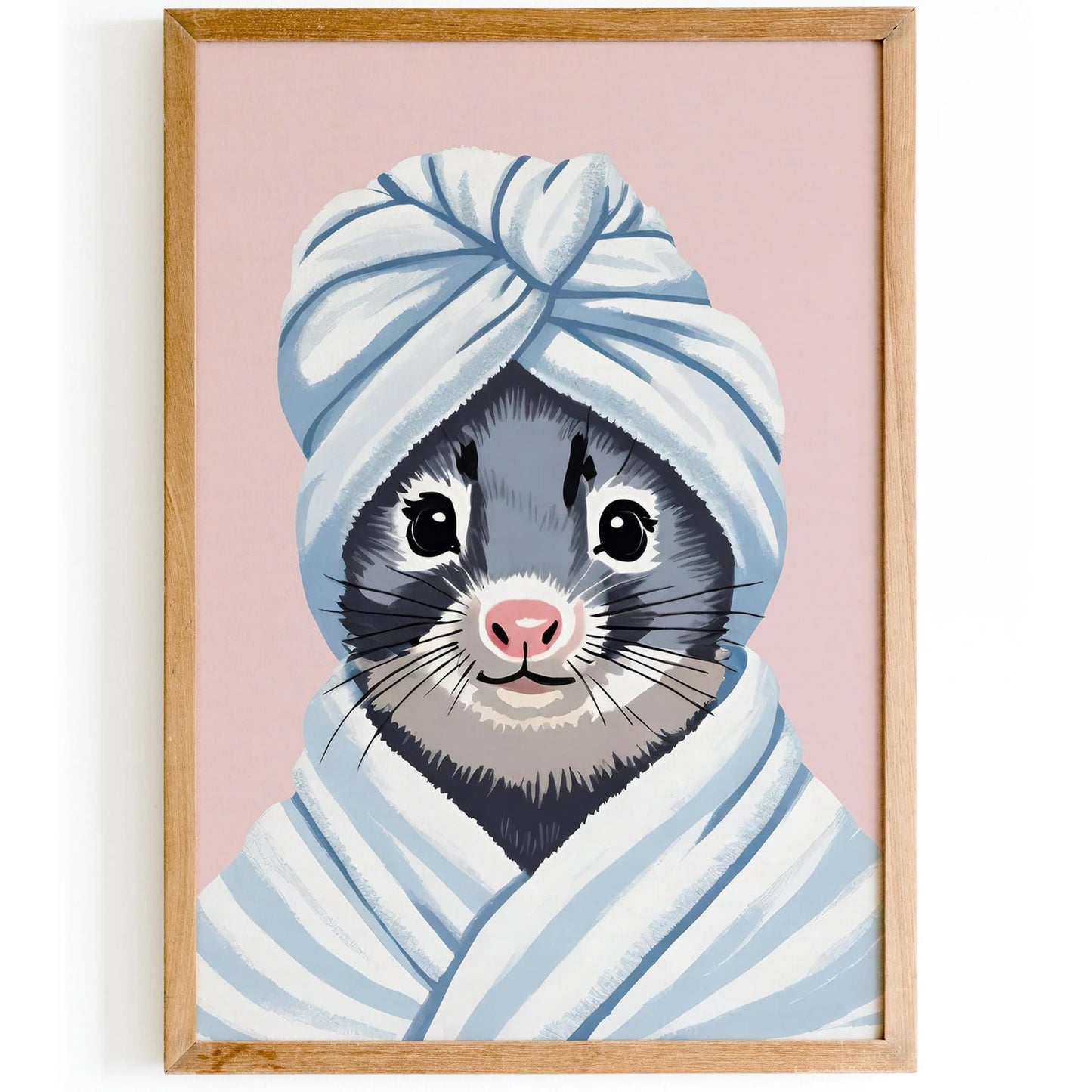 Cute Rat Spa Art Print