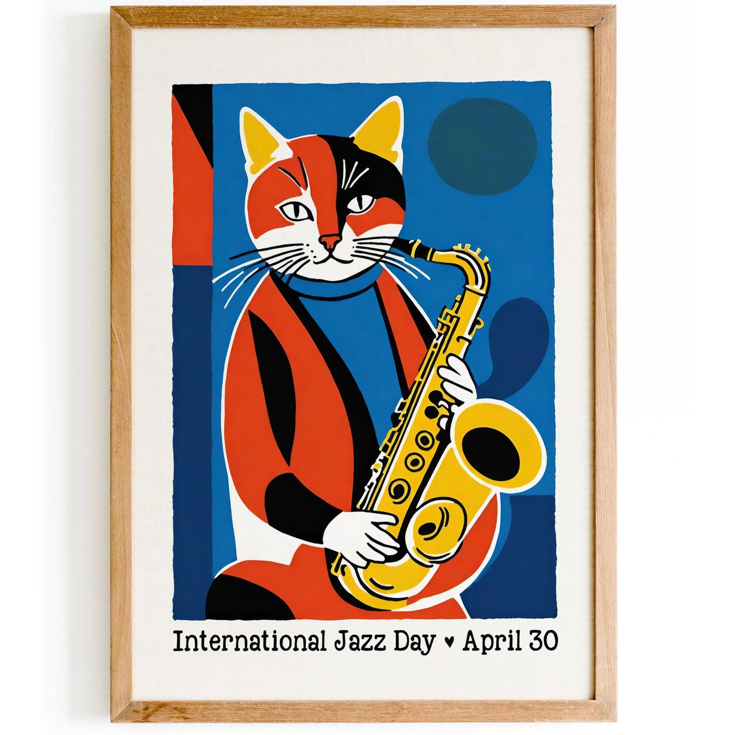 International Jazz Day - Cat Poster