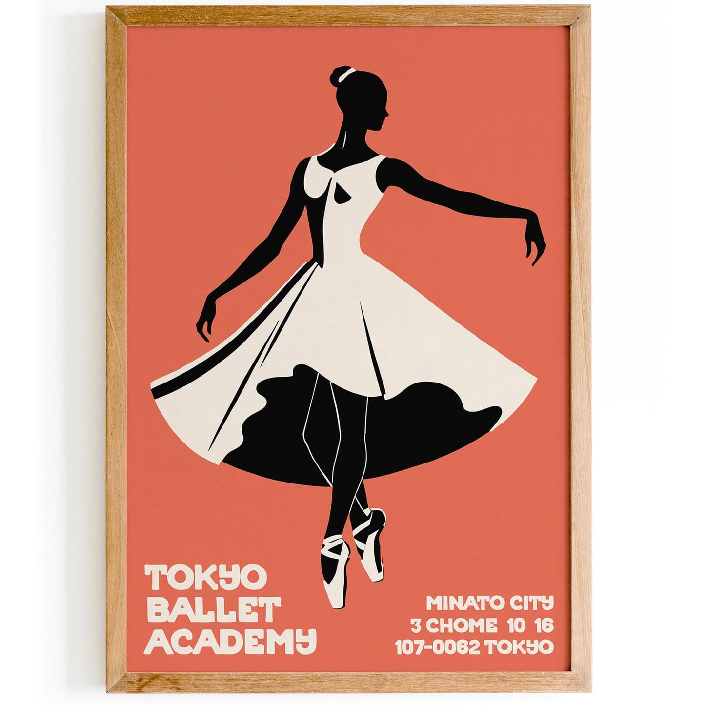 Tokyo Ballet Academy Ballerina Wall Art