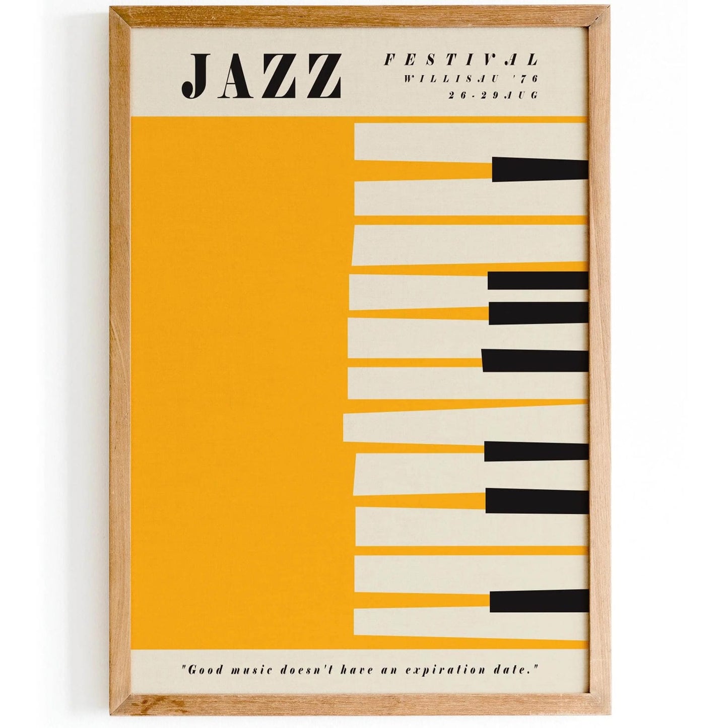 '76 Jazz Festival Poster - HypeSheriff Europe